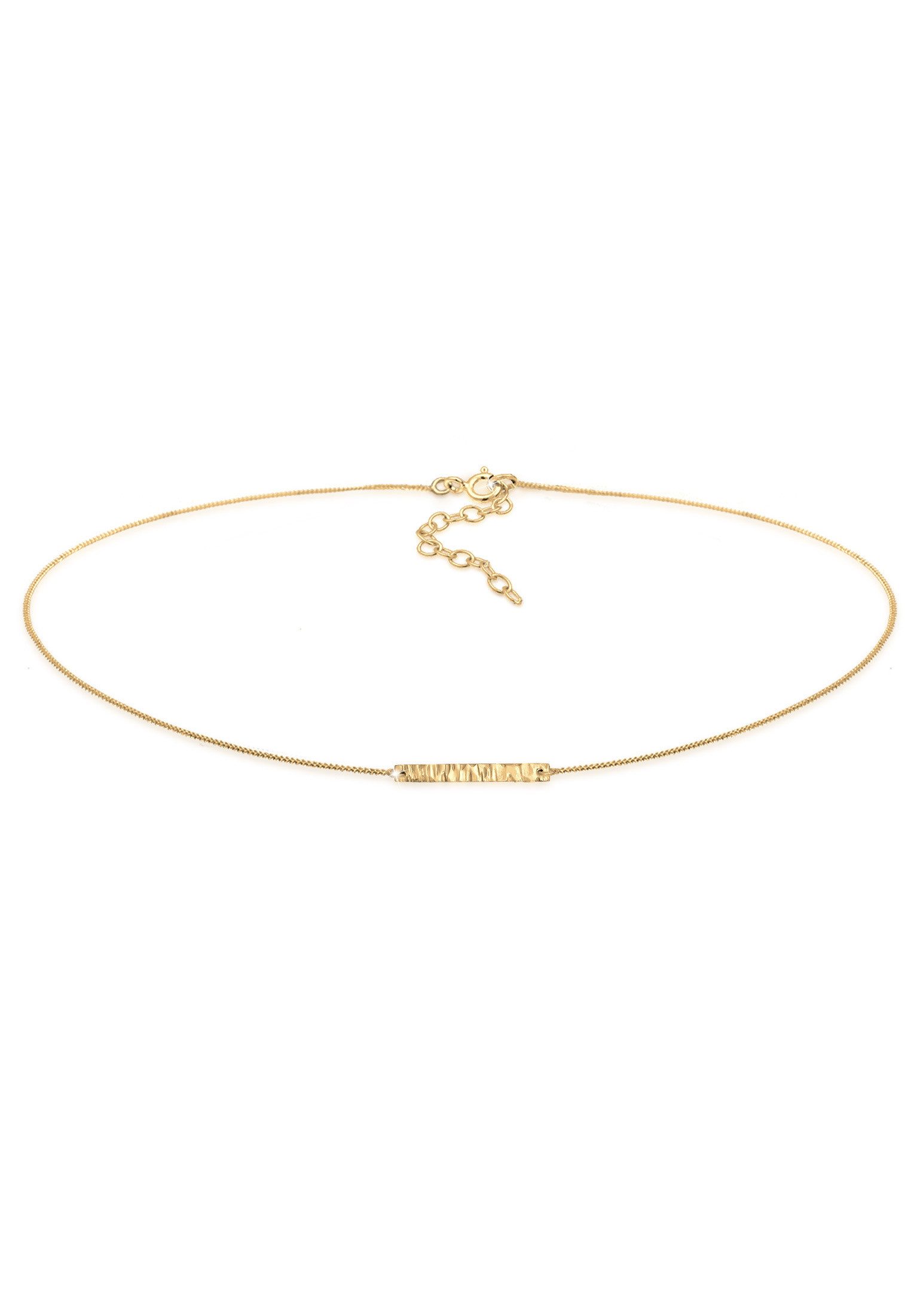 Elli Collier Choker Platte Gehämmert 925er günstig online kaufen