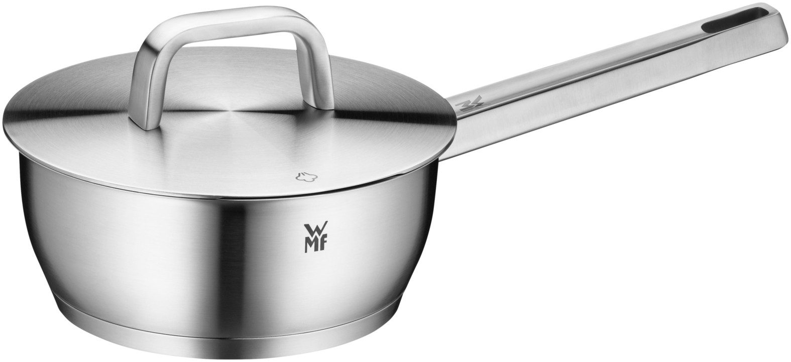 WMF Kasserolle, Cromargan Edelstahl rostfrei 18/10 (1-tlg), TransTherm-Allherdboden