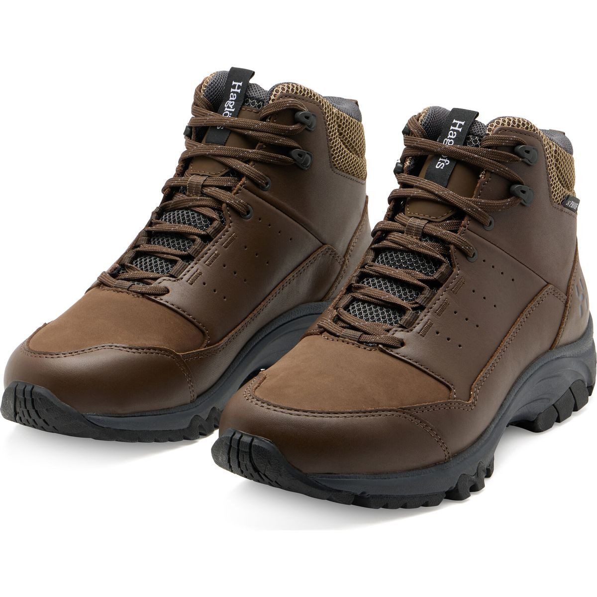 Haglöfs Rosson FG Proof Mid Men Hikingschuh Wasserdichte, robuste Wanderschuhe mit hohem Tragekomfort und