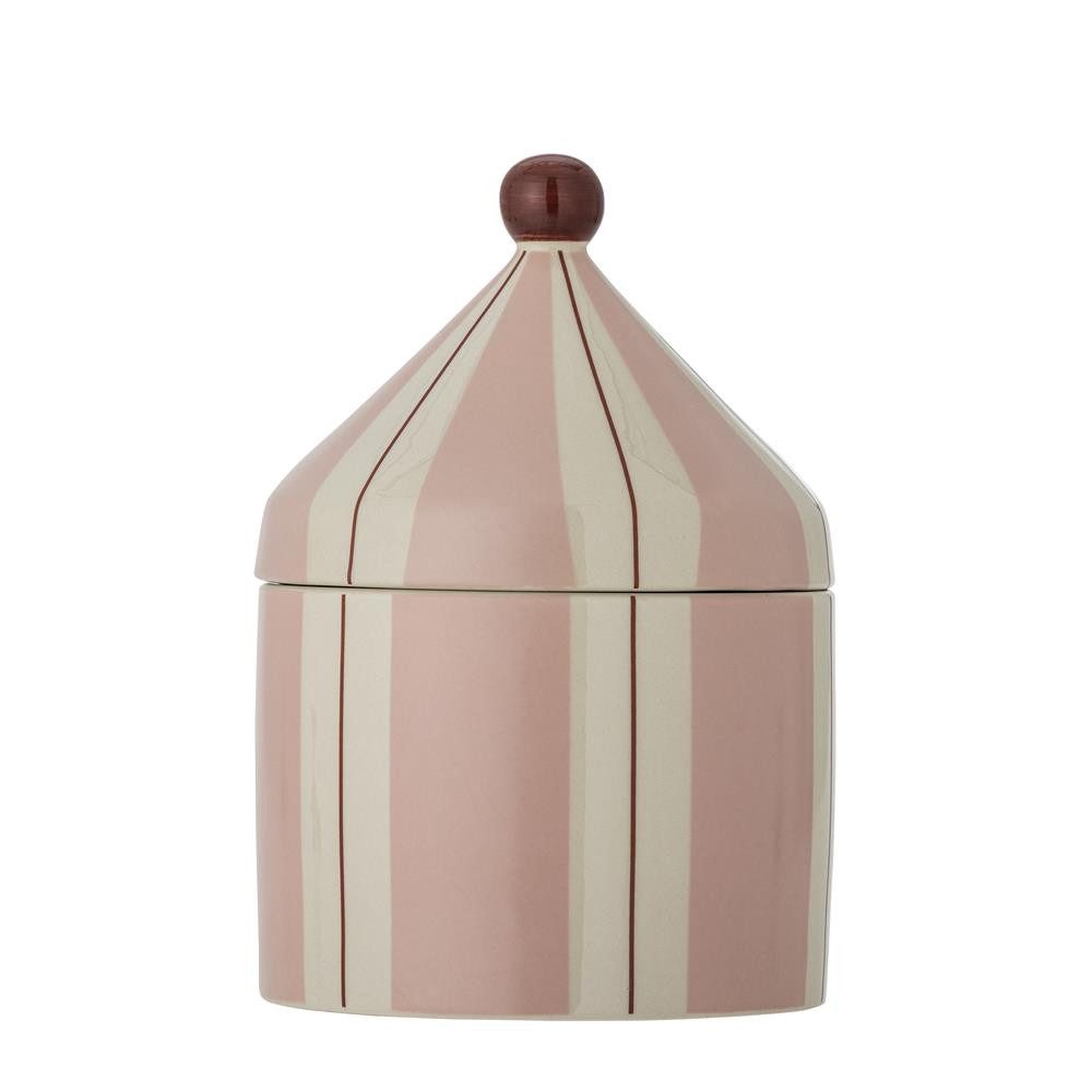 Bloomingville Aufbewahrungsbecher MINI Cimmi, Steingut, Rosa, Steingut, Vorratsdose für Küche, Dekoration und Aufbewahrung