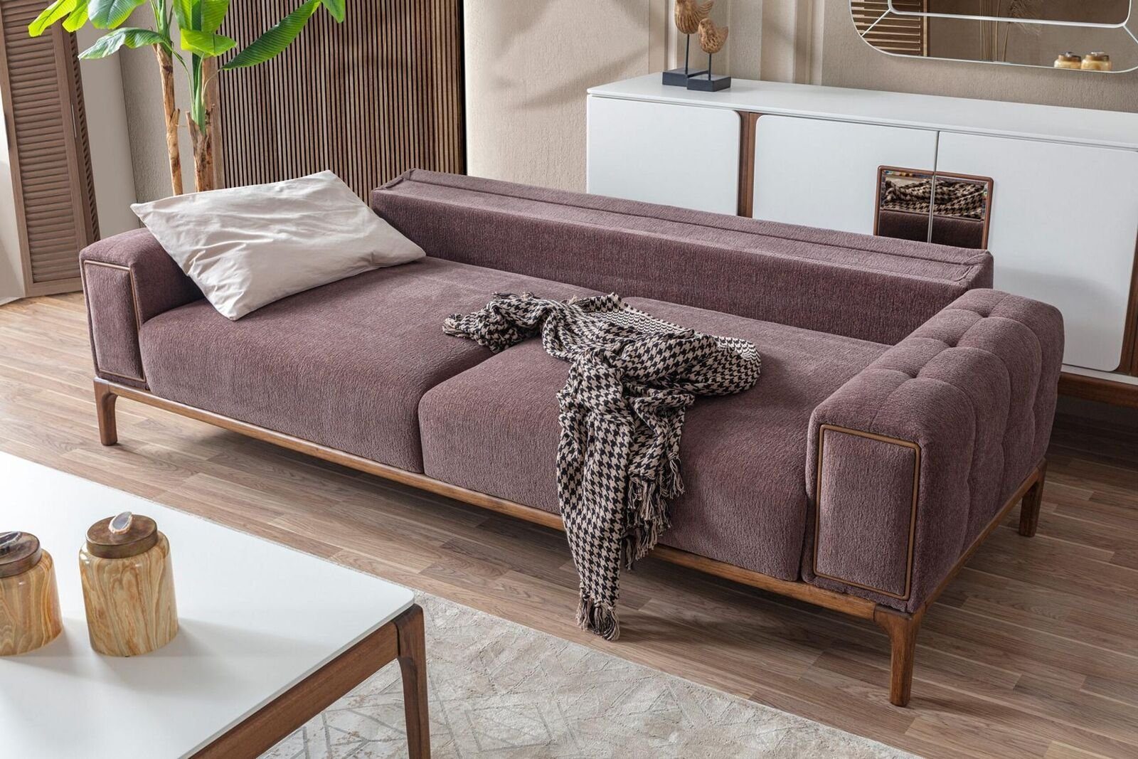 3-Sitzer JVmoebel Europa Wohnzimmer Made in Modernes Sofa Couchen, 3er 3 Sitzer 1 Sofa Sofa Teile, Relax Luxus