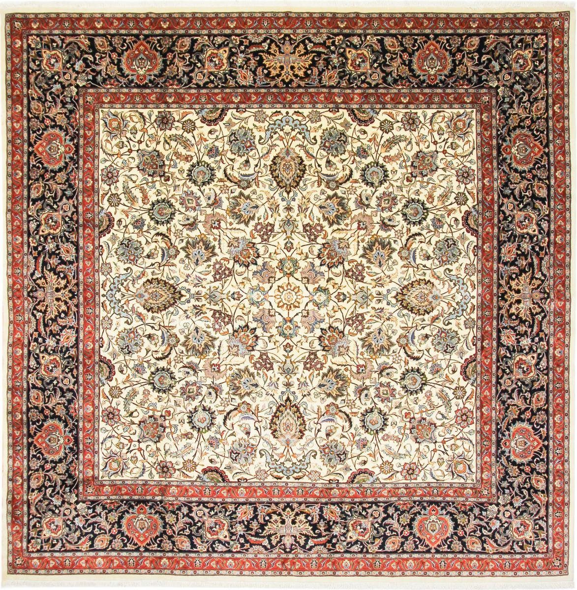 Orientteppich Mashhad 401x403 Handgeknüpfter Orientteppich / Perserteppich, Nain Trading, rechteckig, Höhe: 12 mm