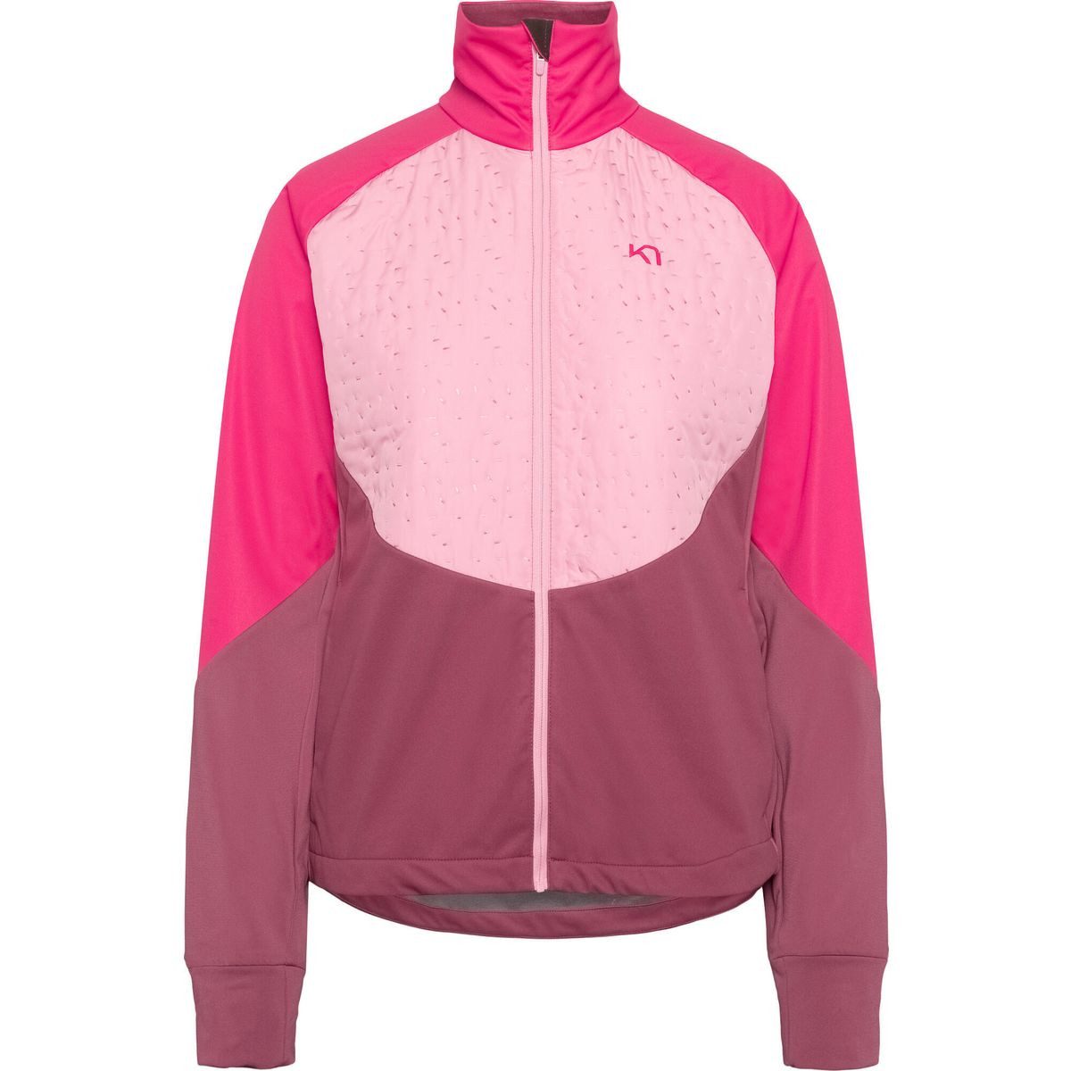 Kari Traa Fahrradjacke Louise Hybrid Jacket Vielseitige Damenjacke mit gesteppter Brustpartie, ideal für