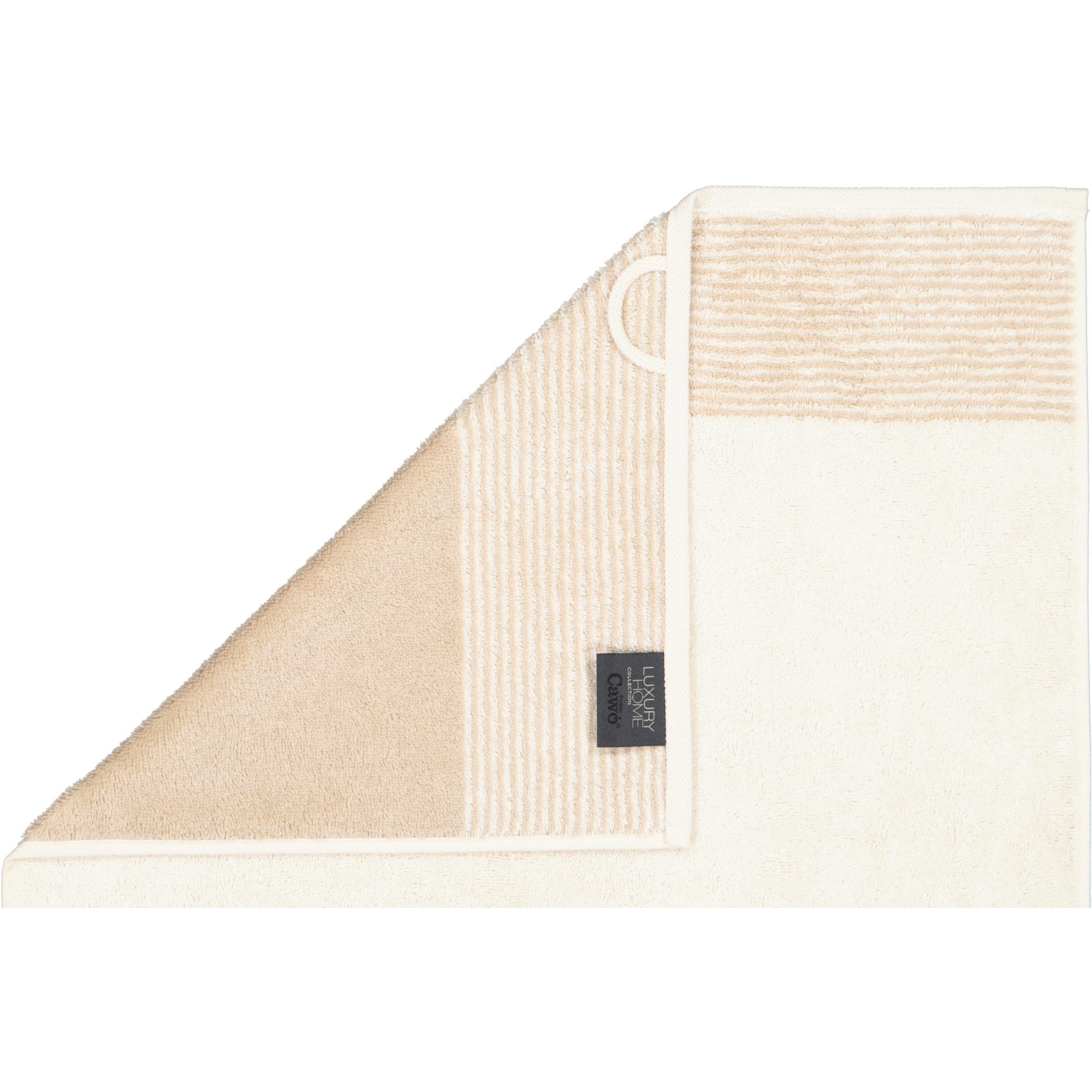 Cawö Handtücher Luxury Home Two-Tone 590, 100% Baumwolle (1-St) – Bild 4 von 5
