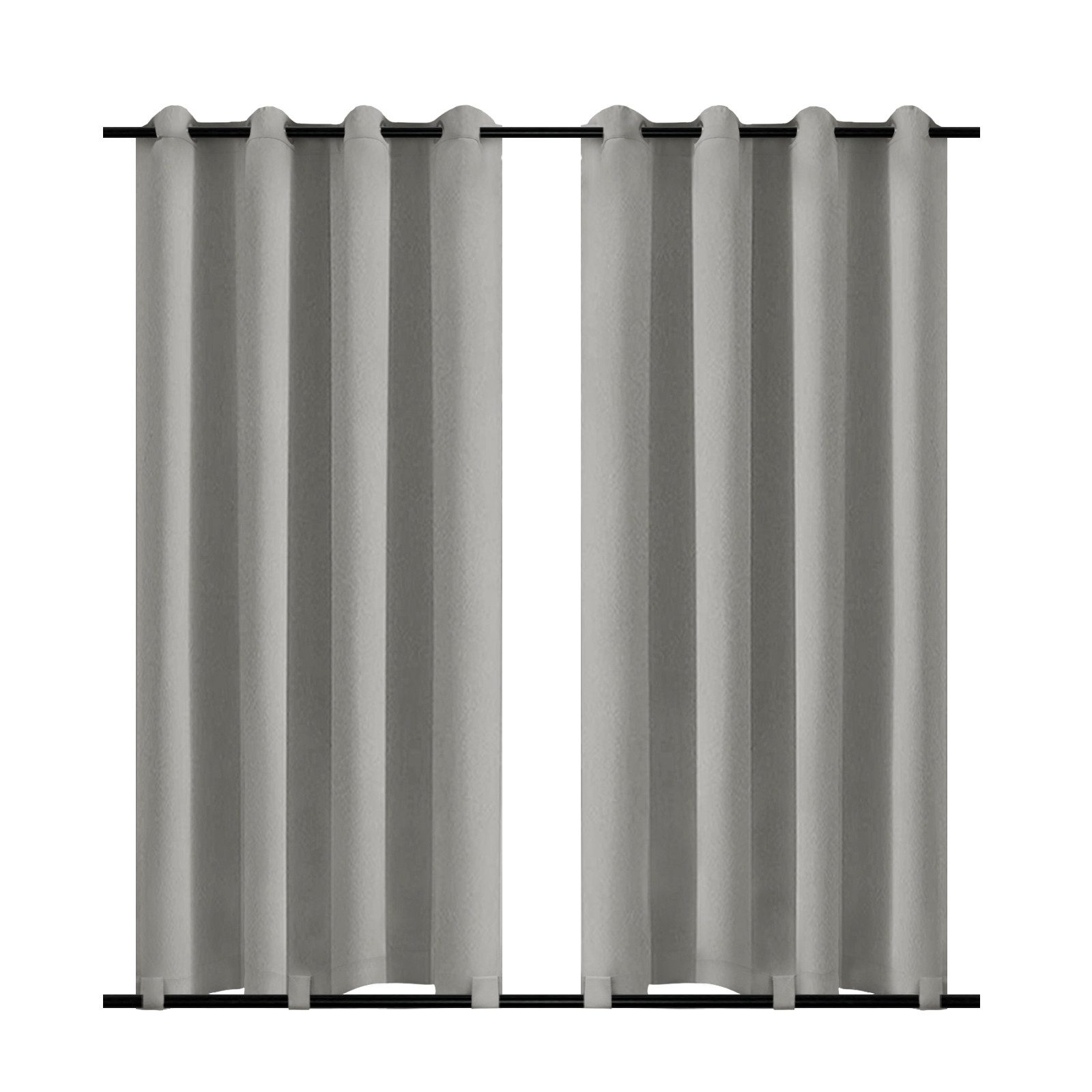 Rosnek Vorhang Wasserdicht, Ösen/Rodentasche/Tap Top, für Terrasse Rasen Garten (1 St), 2er Set H×B: 213×132;243×132;274×132