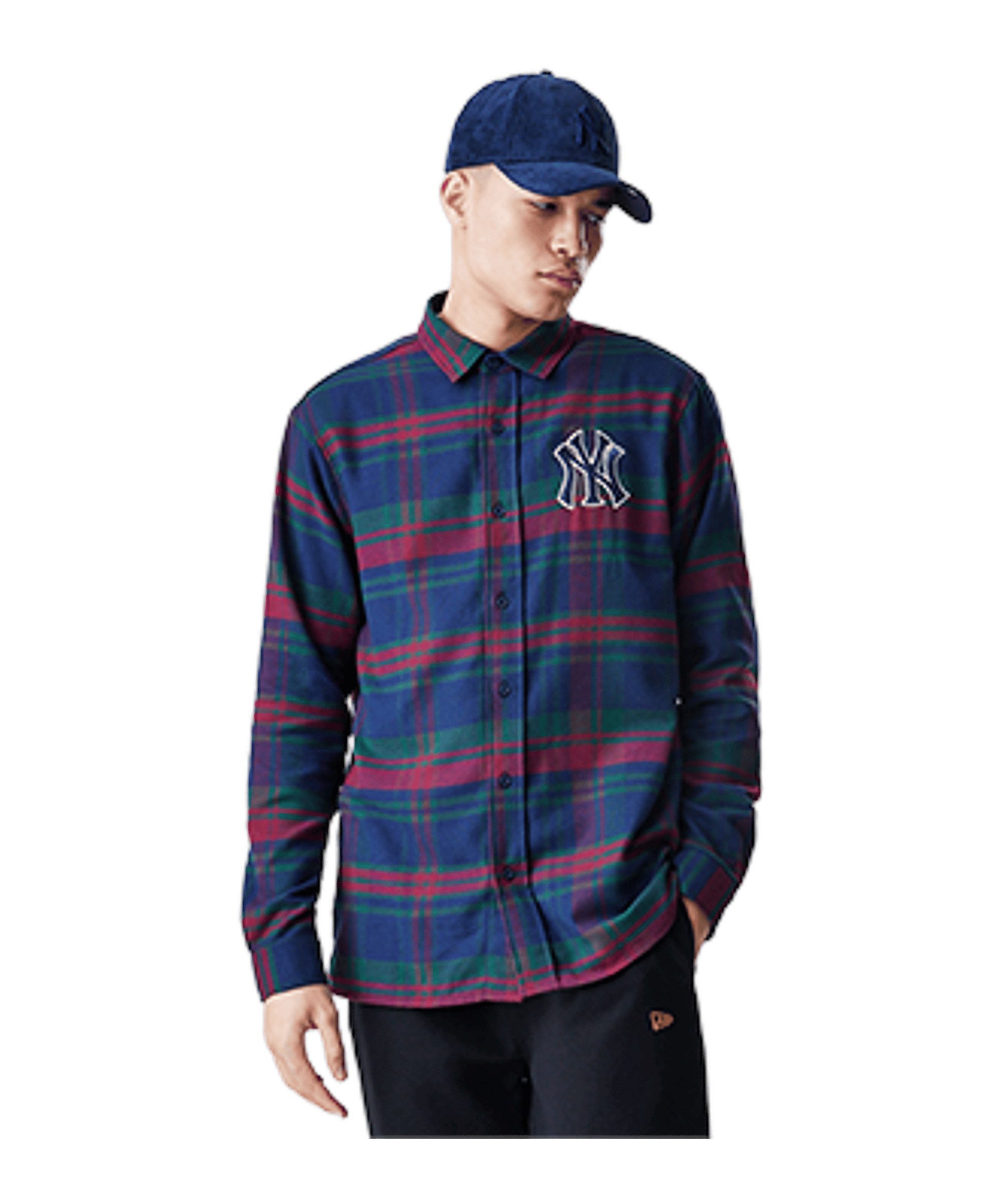 T-Shirt New Era MLB Check New York Yankees Hemd