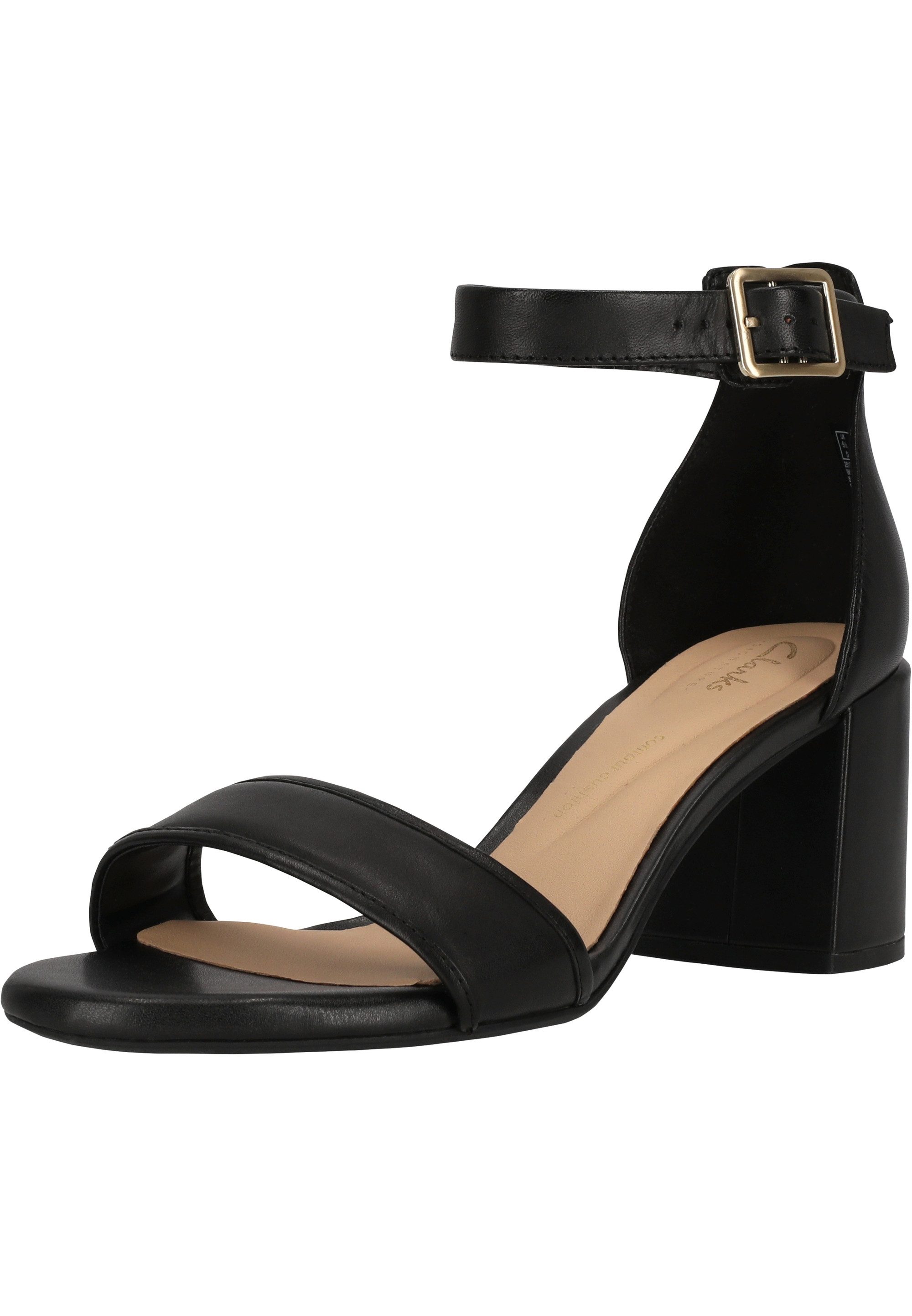 Clarks Ezoria Mae Sandale mit raffinierter ausgestellter Ferse günstig online kaufen