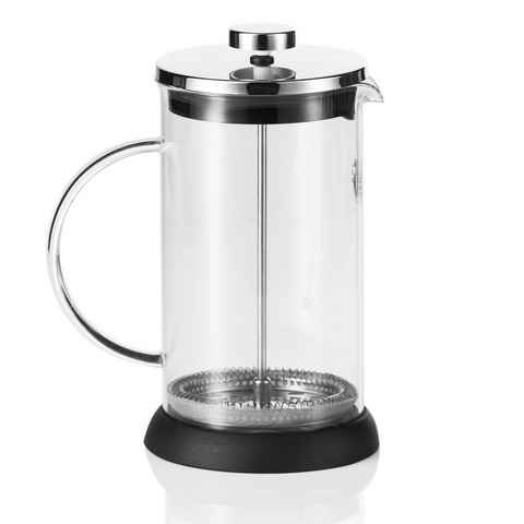 Coffee Fox French Press Kanne Kaffeezubereiter aus Glas, Pressfilterkanne, Kaffeebereiter