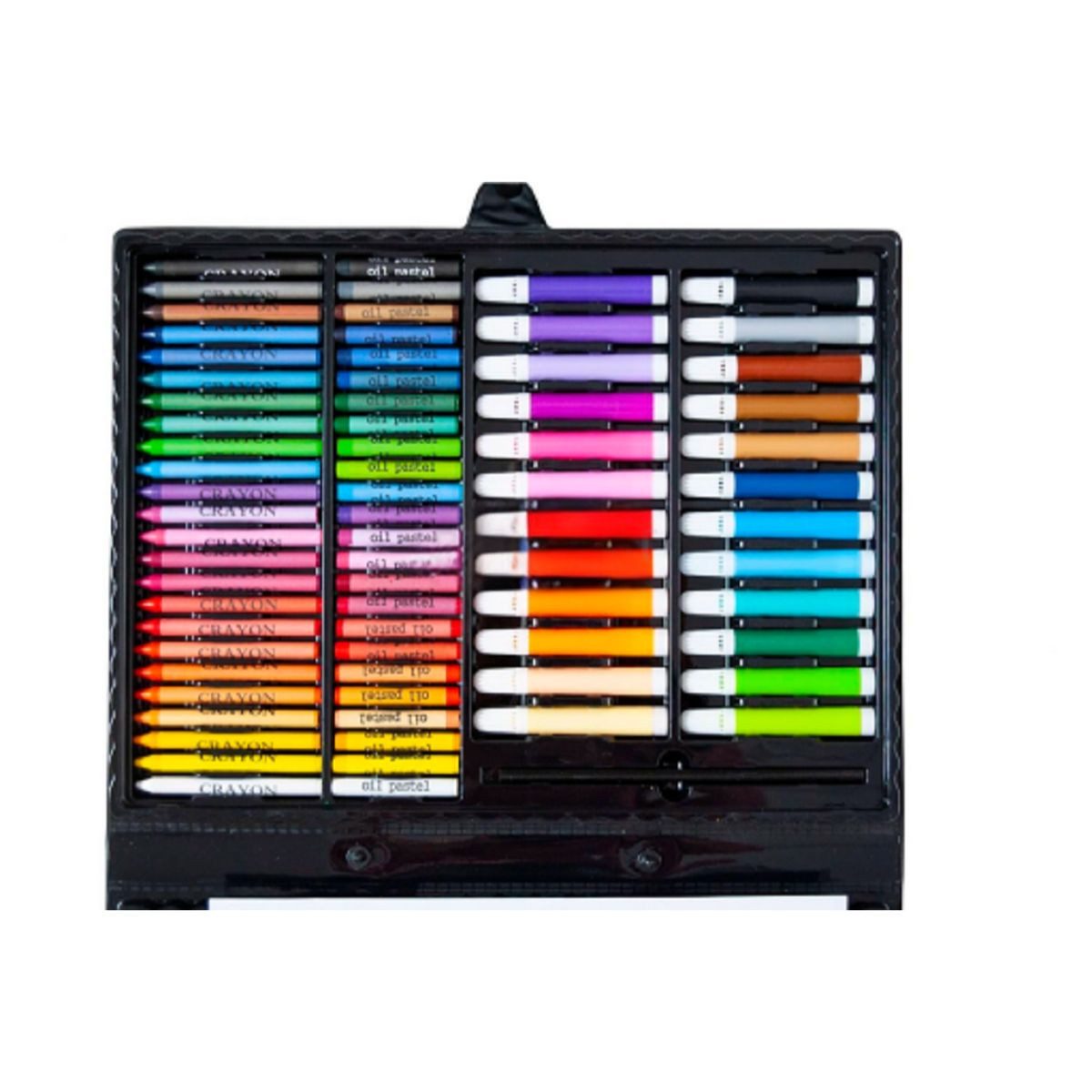 R2 Invest Malpalette Kinder Malset 168-teilig – Malkoffer mit Stiften, Farben, Zubehör – Bild 5 von 5