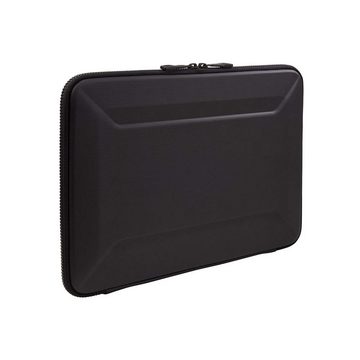 Thule Laptoptasche Gauntlet 4 MacBook Sleeve 14" Black, Laptop Hülle, schwarz, Muschel Design, MacBook Sleeve, Kantenschutz