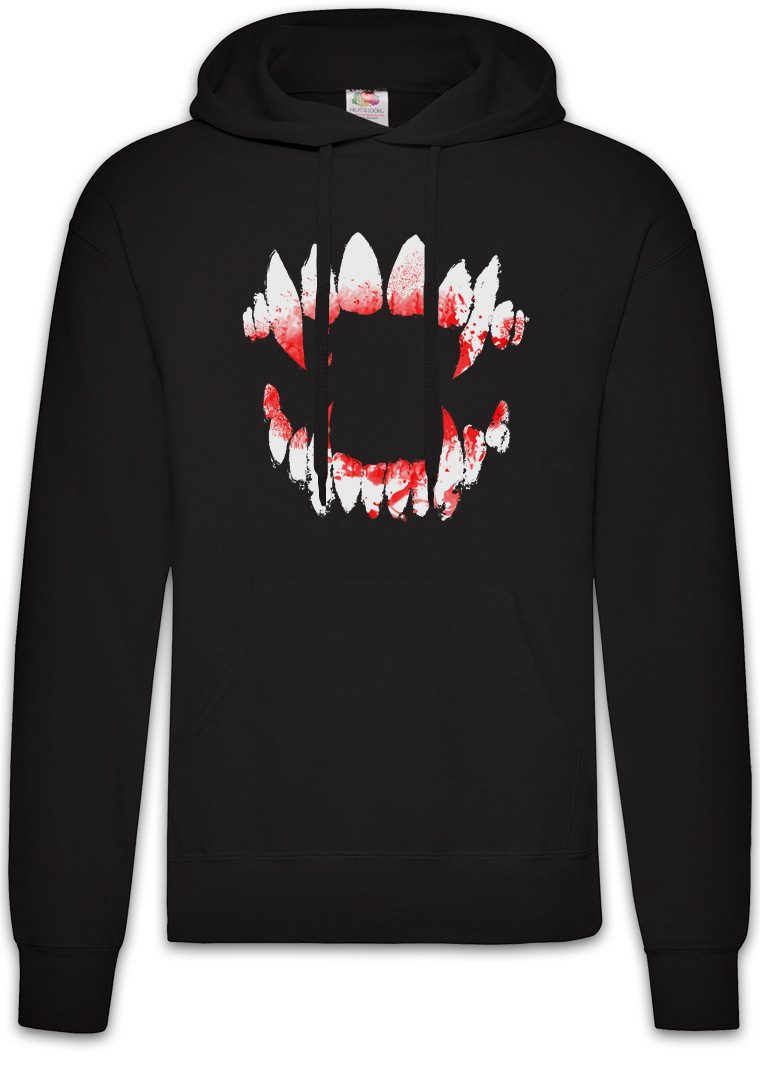 Hoodie Vampire Dentition Herren Hoodie Vampir Blut True Gebiss Zähne Biss