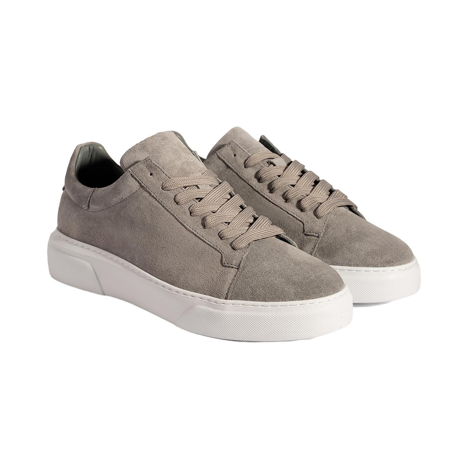 Desa Herren-Slipper – Obermaterial aus Leder, Schnürverschluss, flacher Ab Loafer