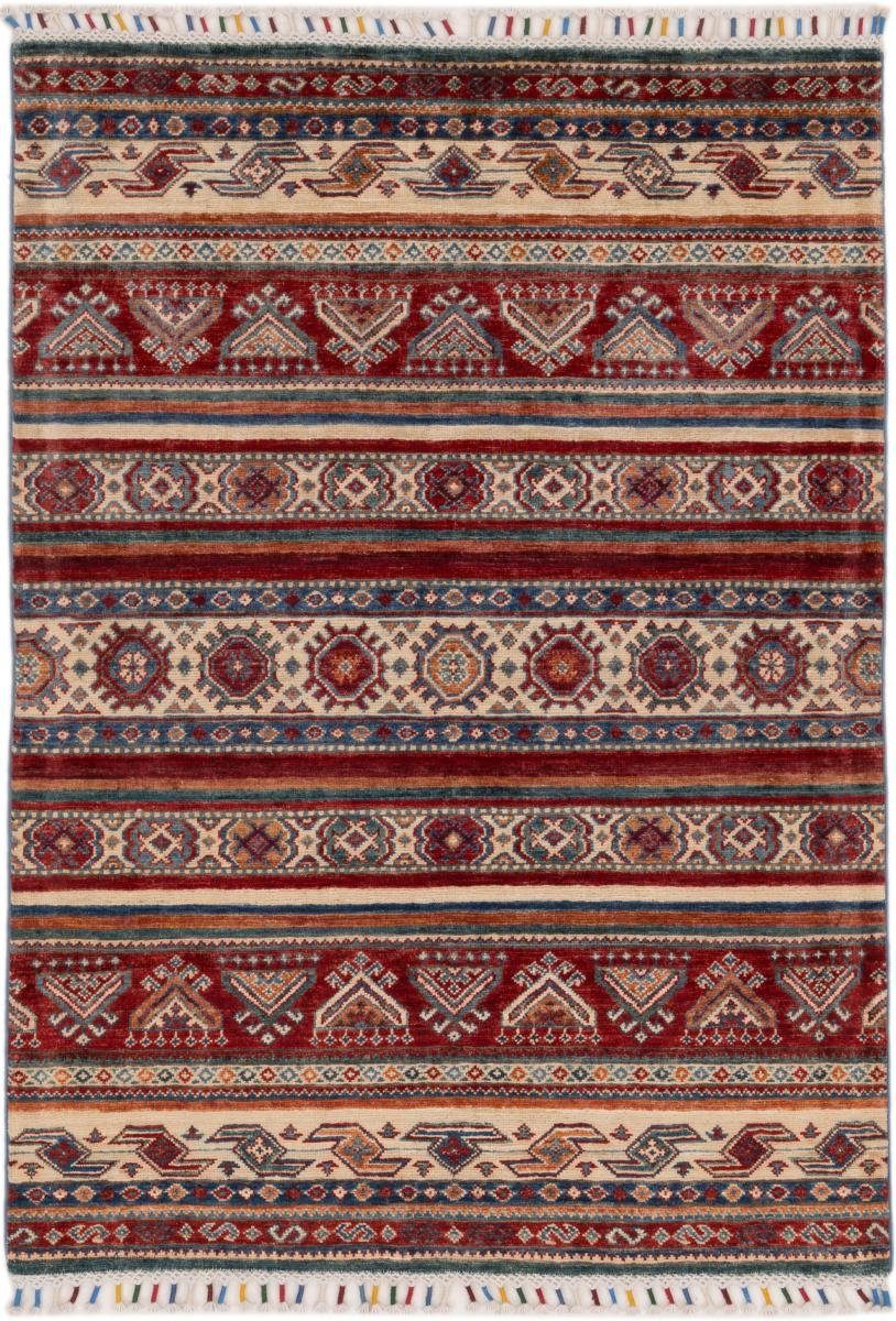 Orientteppich Arijana Shaal 102x141 Handgeknüpfter Orientteppich, Nain Trading, rechteckig, Höhe: 5 mm | Kurzflor-Teppiche