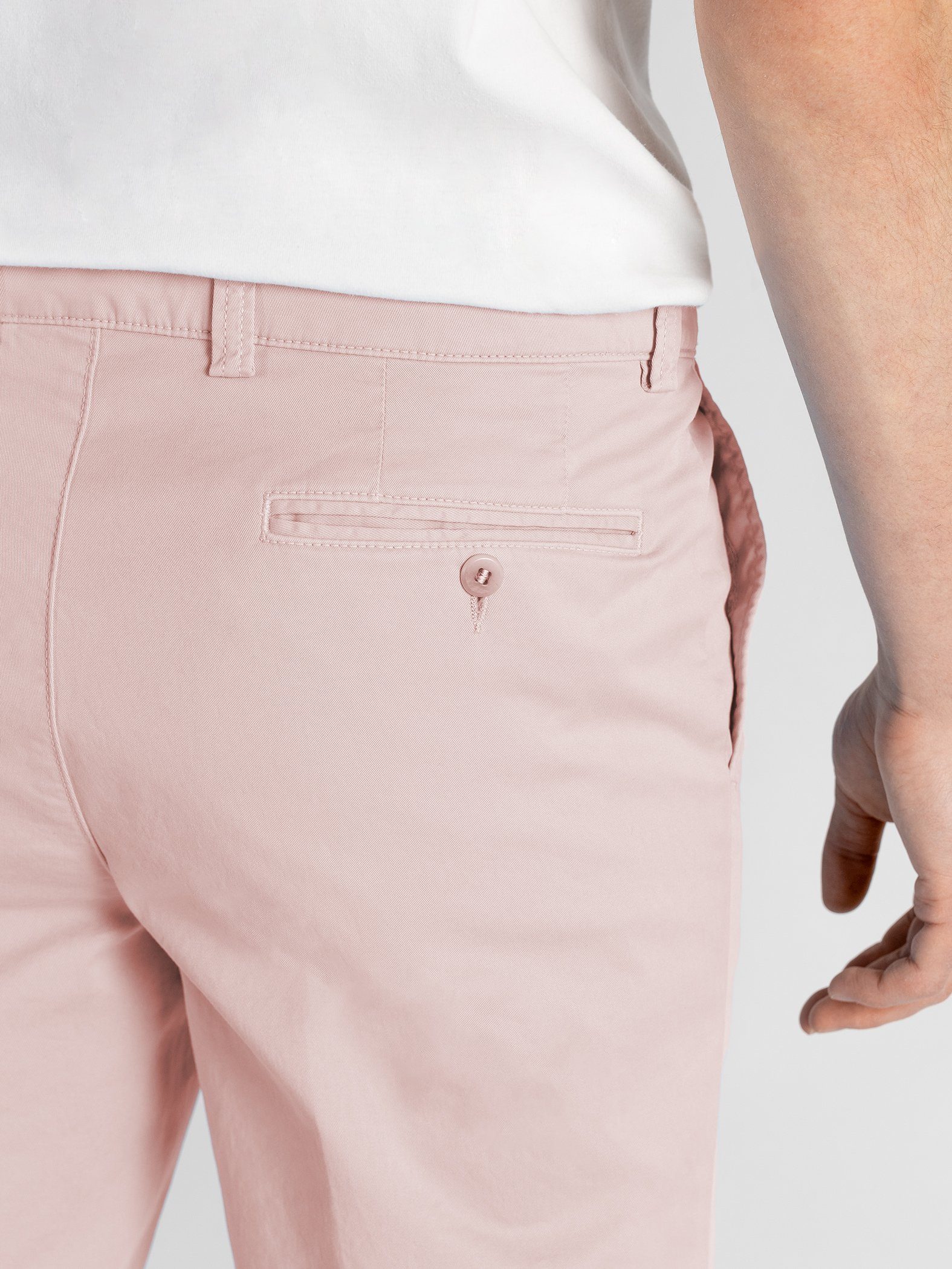 Shorts Bund, GOTS-zertifiziert rosa elastischem TwoMates Shorts mit Farbauswahl,