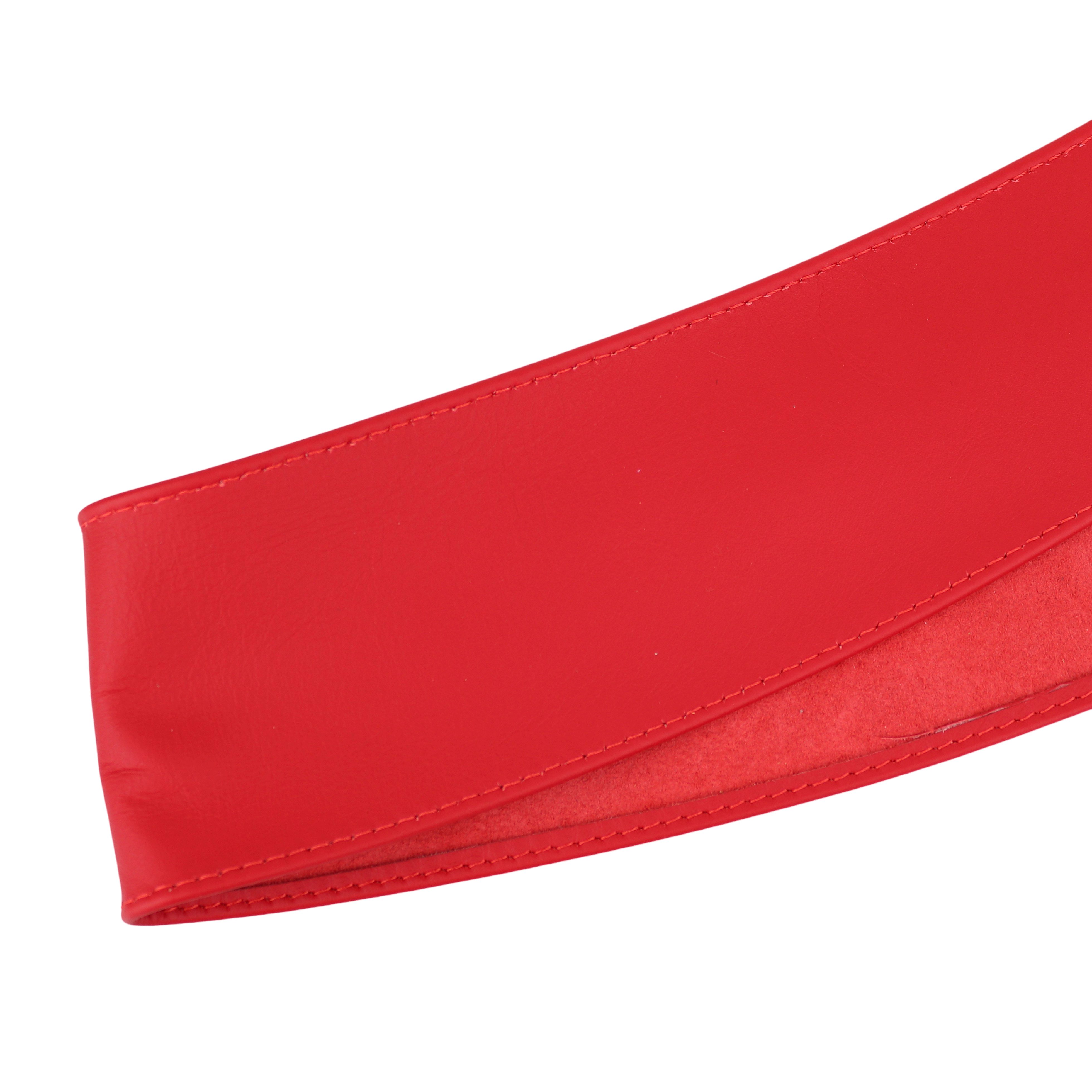 MIRROSI Taillengürtel Wickelgürtel aus Echtleder, Schleife mit breitem Bund (mit breitem Bund zum Wickeln, 7cm Breit, 265cm lang) OBi Gürtel, Bindegürtel, Schnü – Bild 2 von 4