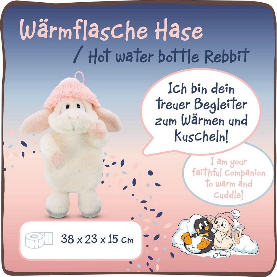 Nici Wärmflasche Winter Friends, Hase Liska, 350 ml