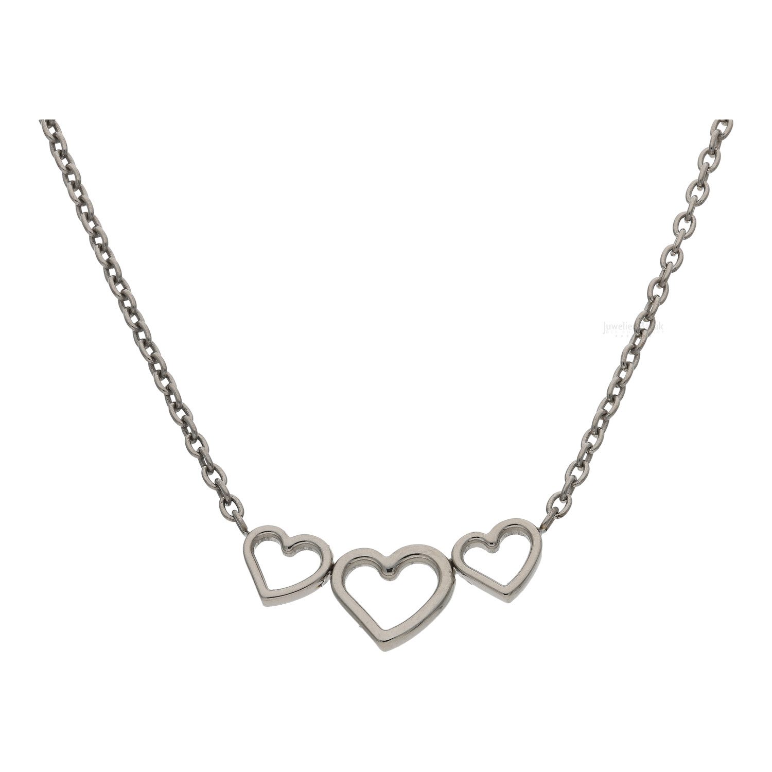 Boccia Boccia Collier 08107-01 Titan, Herz (kein Set, 1-tlg., kein Set)