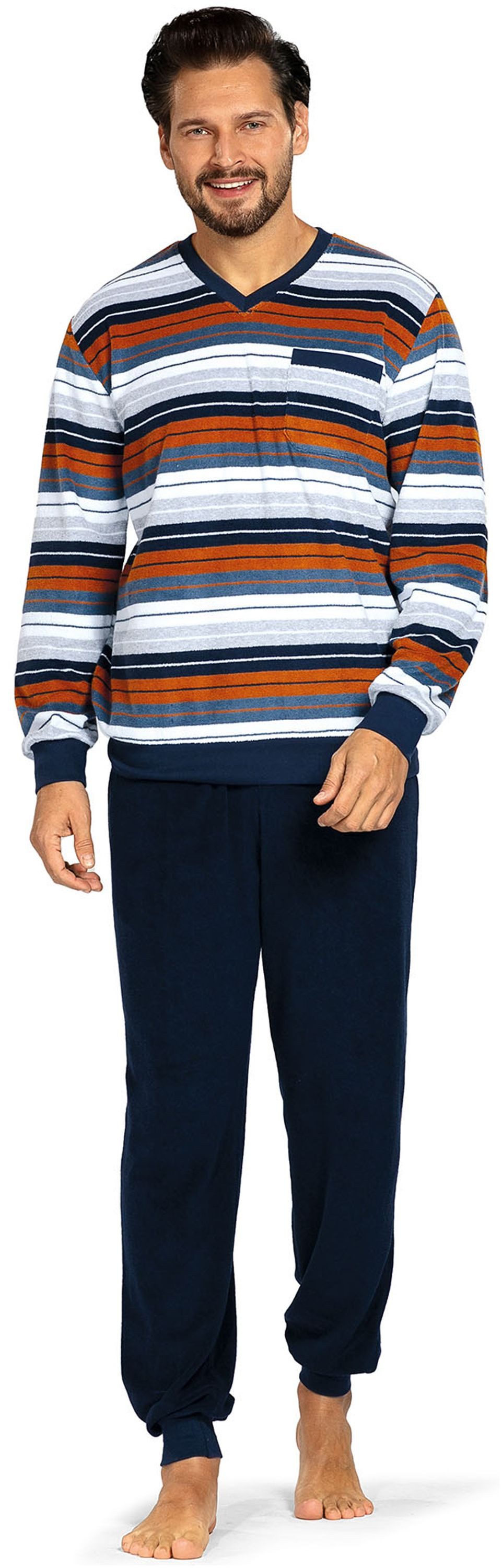 Comte Schlafanzug Gentle Frost (Set, 2 tlg., 2-teilig) Herren Pyjama lang L günstig online kaufen