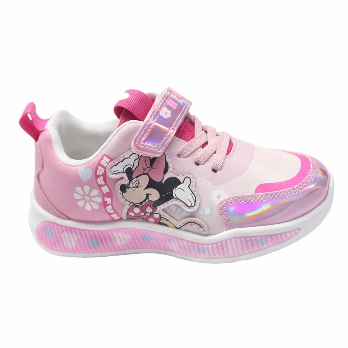 Disney Minnie Mouse Kinder Schuhe mit Lichteffekt Sneaker für Freizeit Sneaker (Packung)