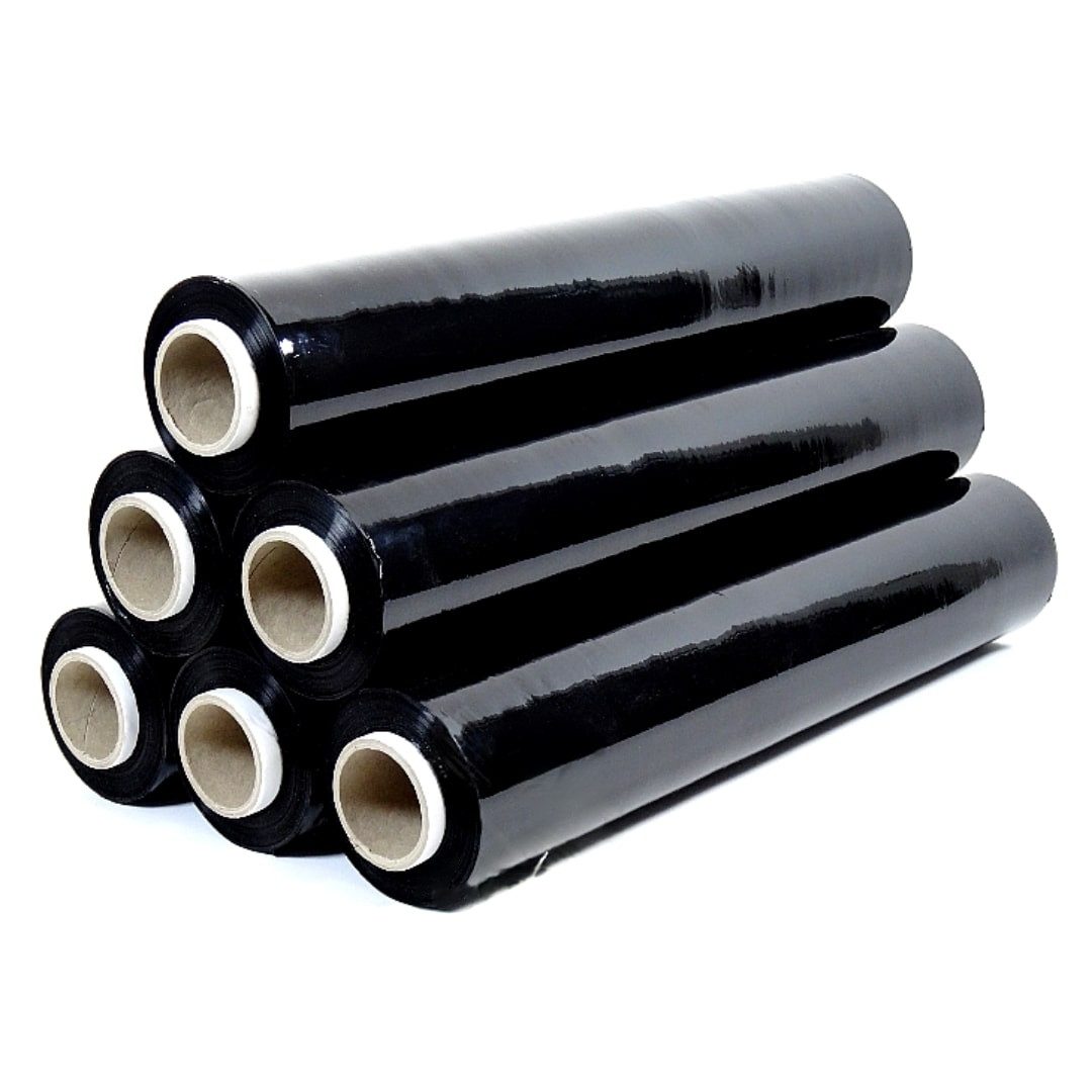 NoblesBox Schutzfolie Stretchfolie, Palettenfolie, Wickelfolie Verpackungsfolie Umzugsfolie, (6-St), 50 cm x 23 µm, 180% Hochdehnbarkeit, Extra Flexibel & Langlebig