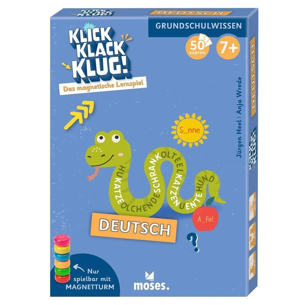 Moses. Verlag Spiel Klick Klack Klug Kartenset Deutsch ab 7 von Moses. Verlag