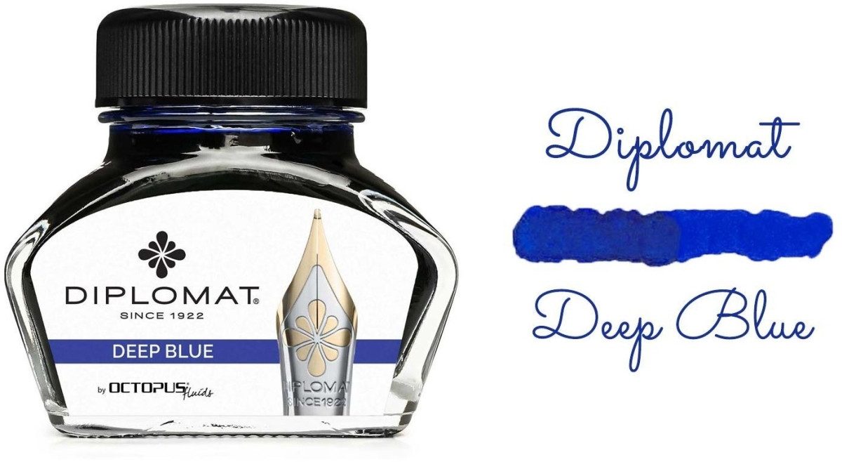 DIPLOMAT Füllhalter Tintenglas Ultramarinblau 30ml