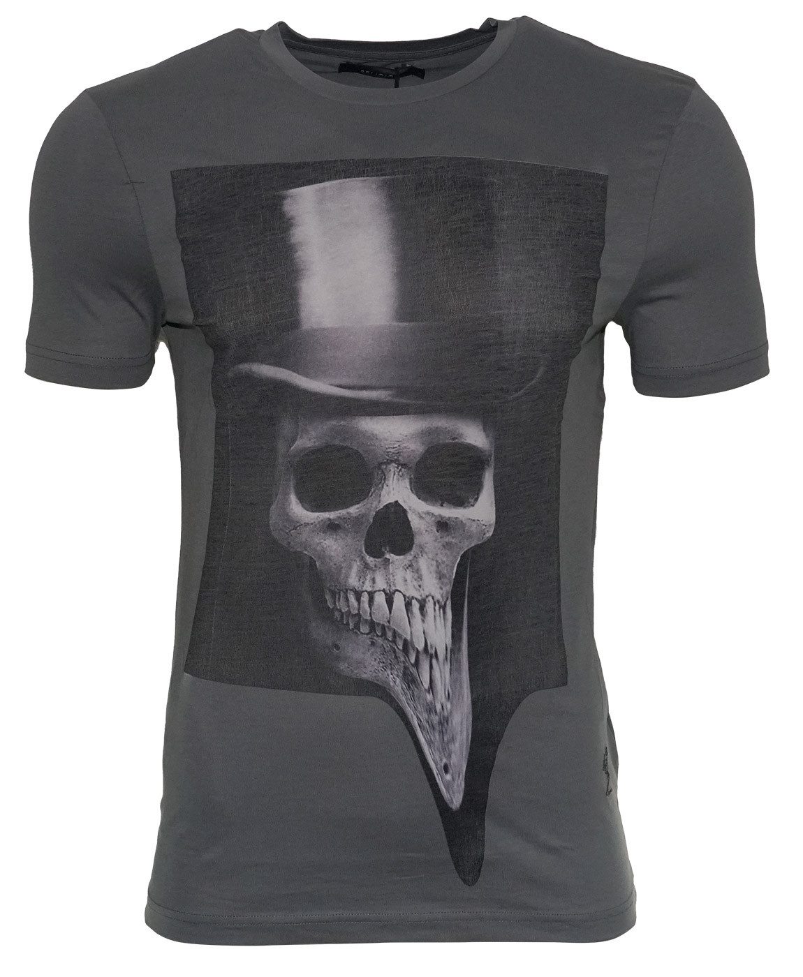 Print-Shirt RELIGION Clothing Herren T-Shirt TOP HAT