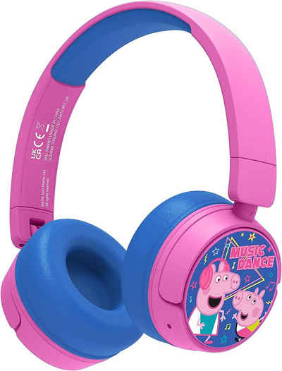 OTL Peppa Wutz Bluetooth Kinder Kopfhörer Bluetooth-Kopfhörer (Bluetooth, 3,5-mm-Audio-Sharing-Kabel im Lieferumfang enthalten)