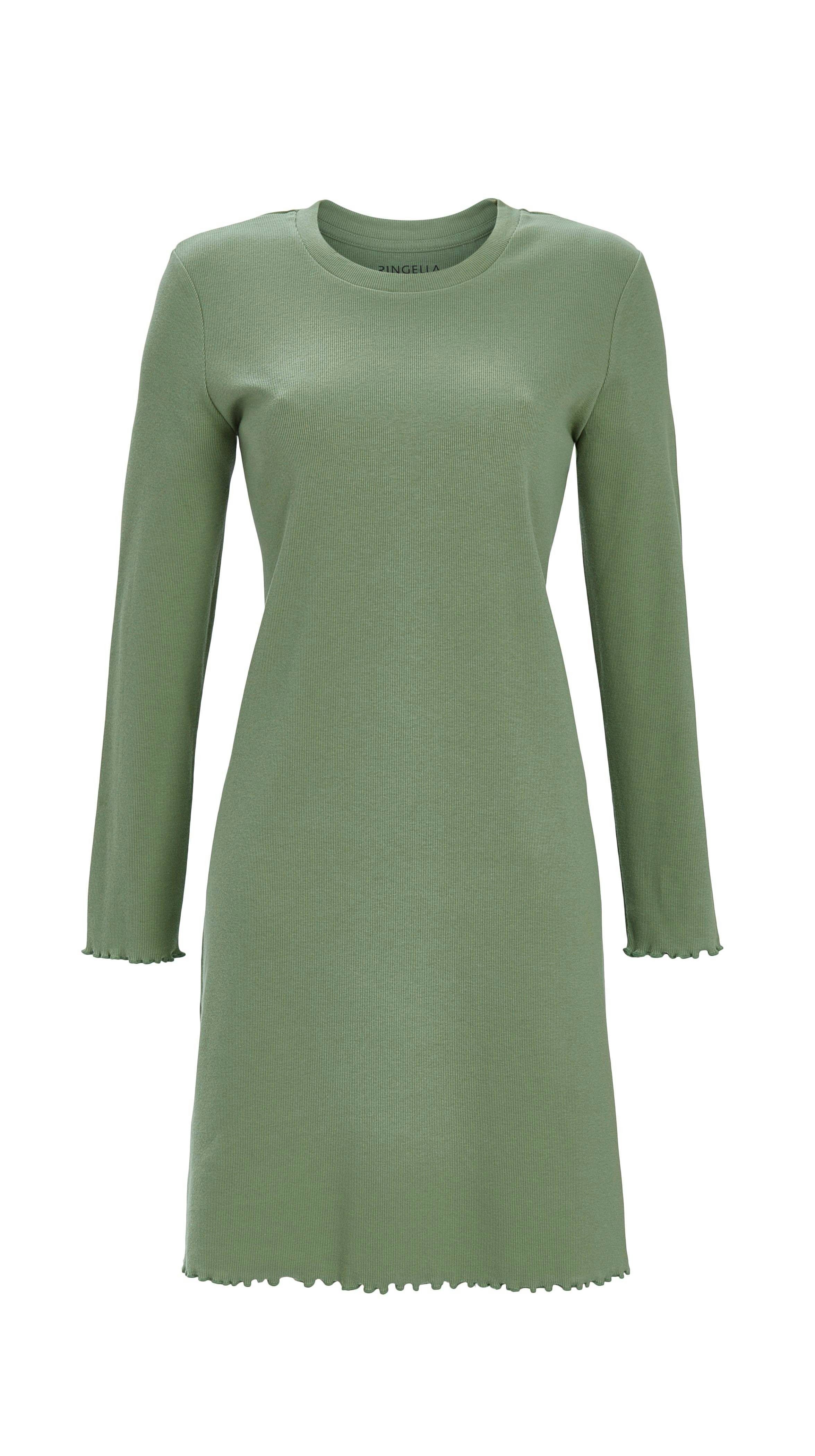 Ringella Nachthemd aus feiner Rippenware und mit Rundhalsausschnitt günstig online kaufen
