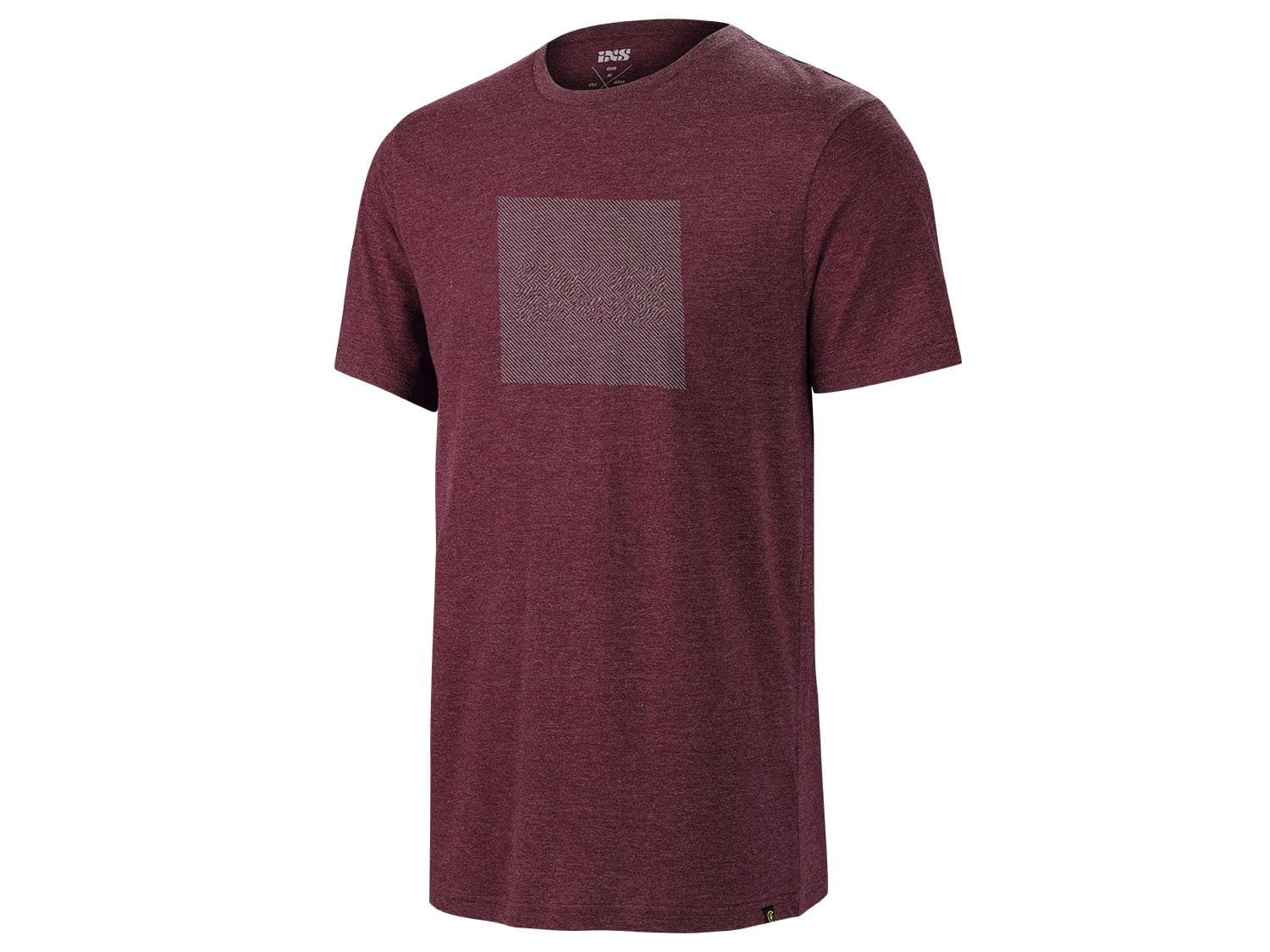 IXS T-Shirt T-Shirts iXS Illusion Organic Cotton T-Shirt - Raisin 2XL- (1-tlg) Raisin - Violett