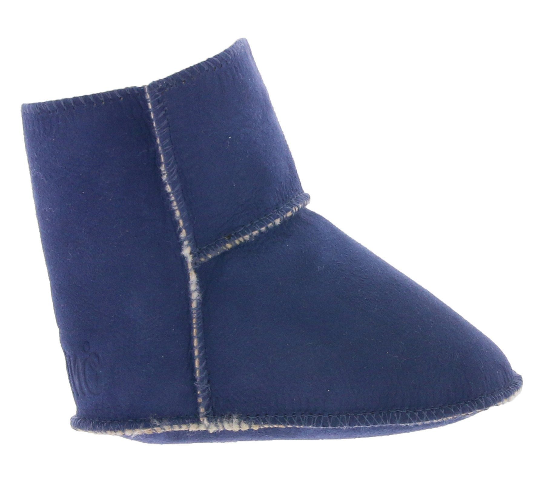 lamino »lamino Winter-Boots wärmende Lammfell-Boots für Kinder  Winter-Schuhe Blau« Stiefel