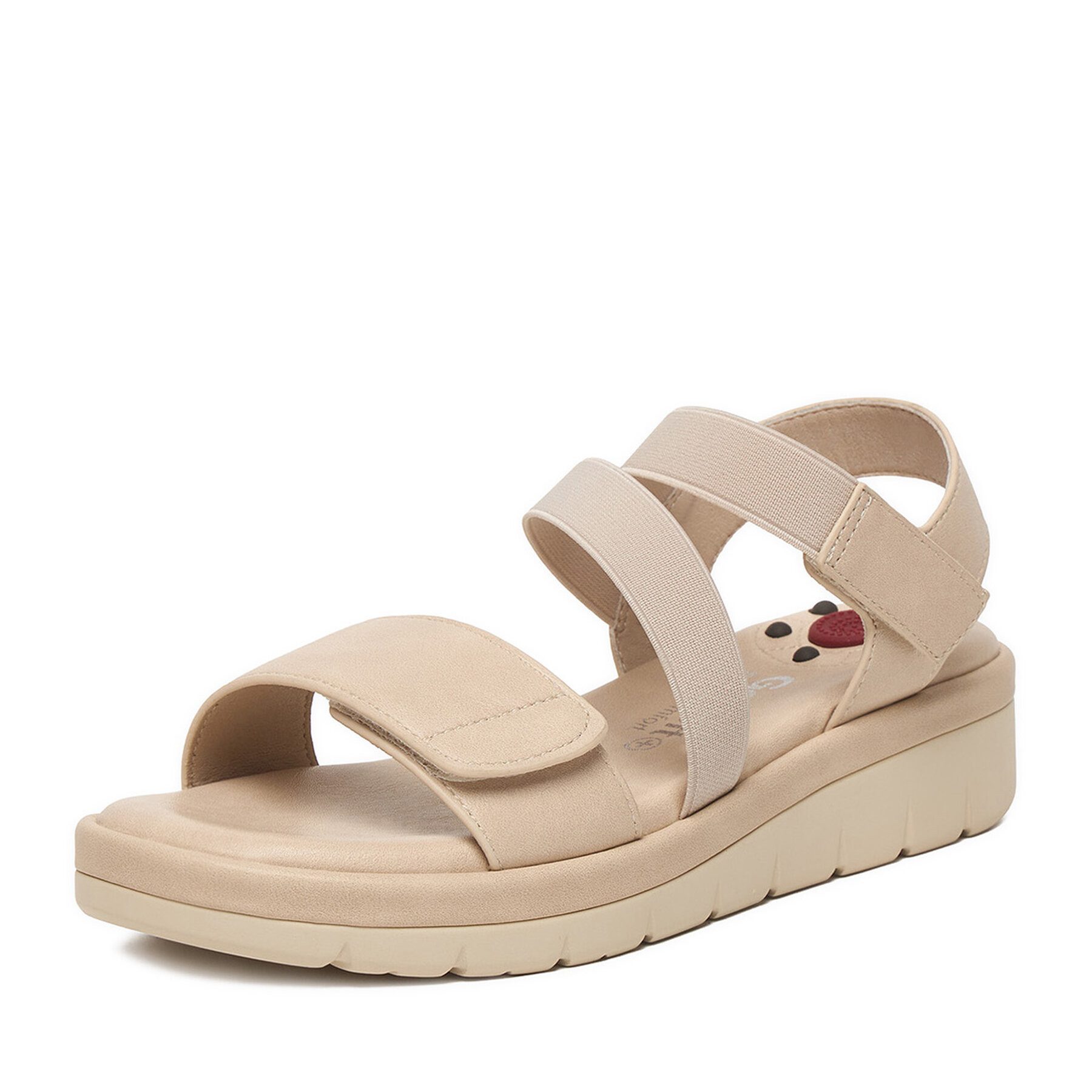 Go Soft Go Soft Damen-Sandalen Beige Sandale