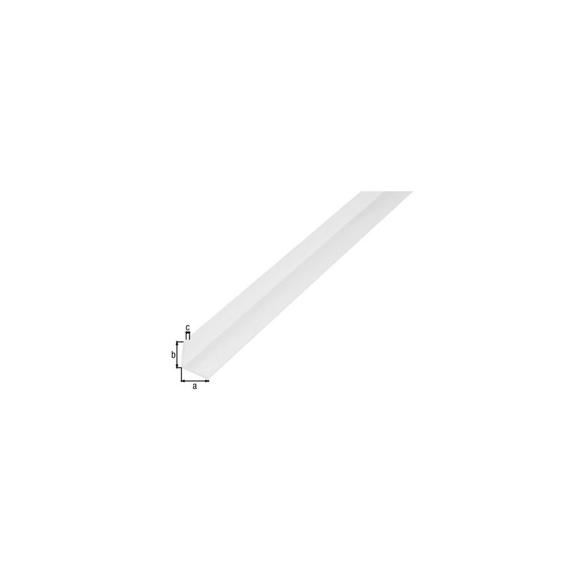 Alberts Zahnscheibe GAH Alberts Winkelprof. gleichsch., ungelocht L1000x B20x H20x S1, 5mm