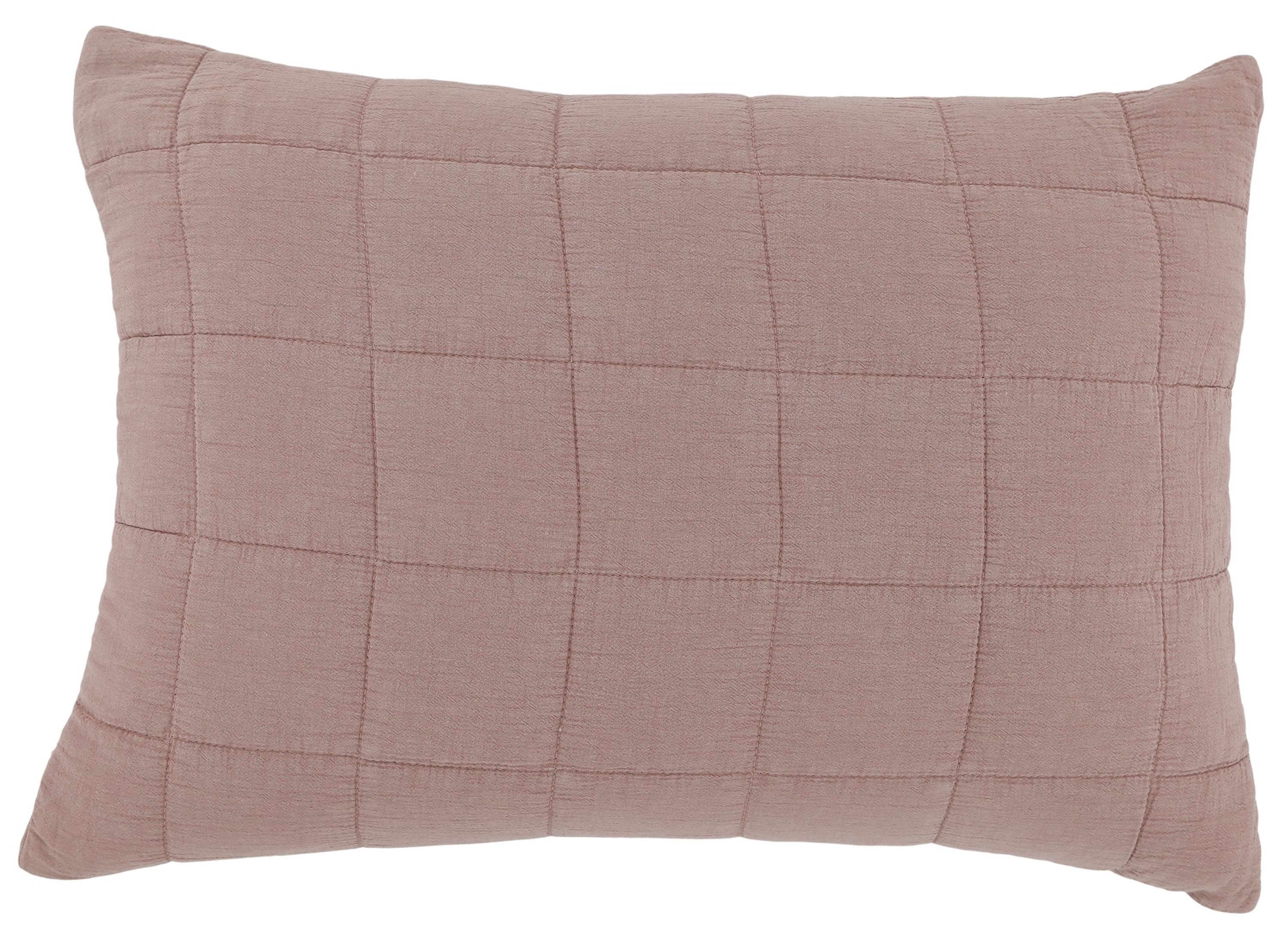 Chic Antique Kissenbezug Chic Antique - Kissenbezug Kissenhülle 60x40cm Baumwolle Rosa Taupe