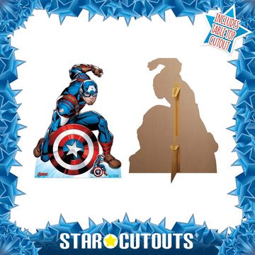 empireposter Dekofigur Captain America - First Avenger - Pappaufsteller Standy - 101x131 cm