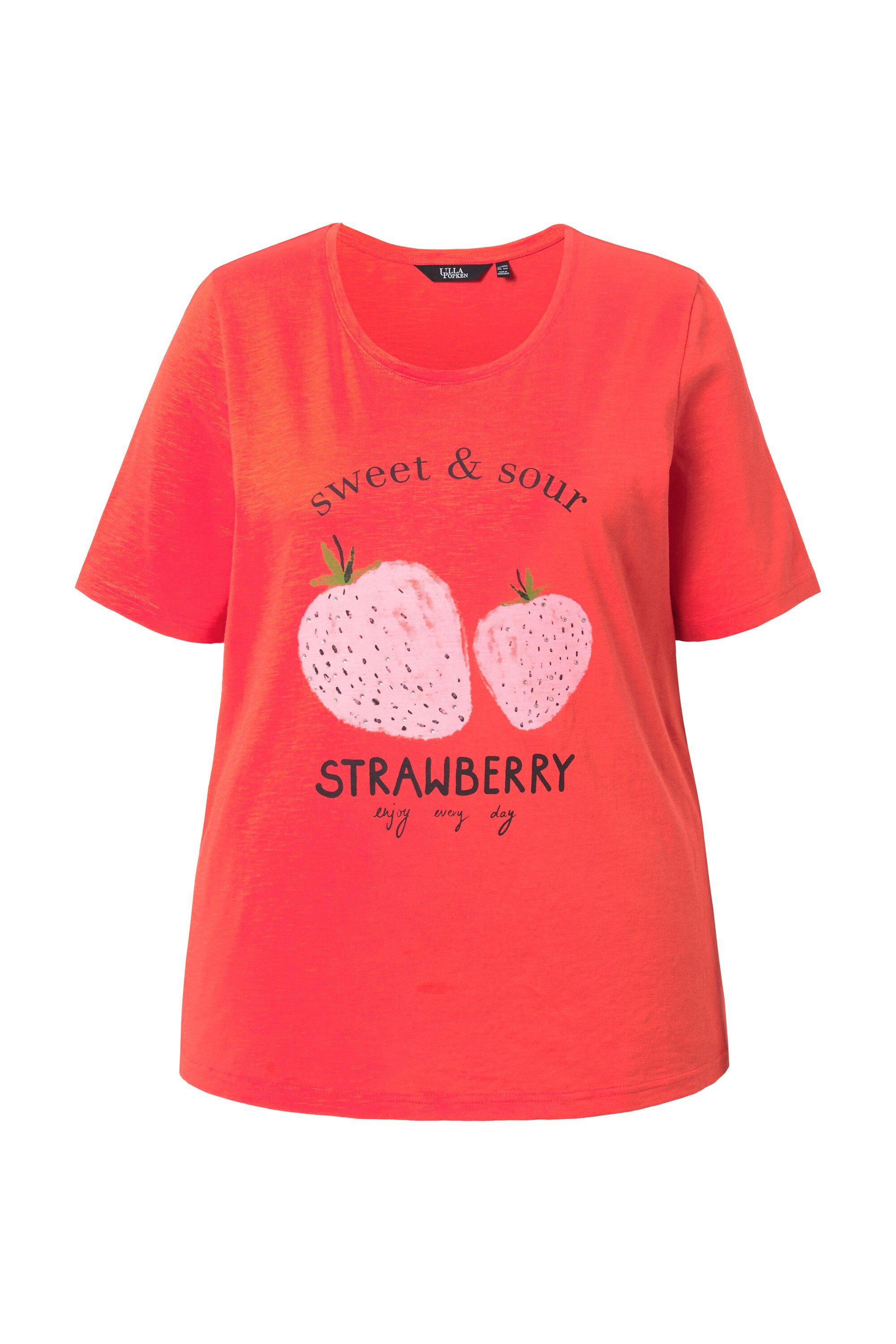 T-Shirt T-Shirt Erdbeeren Classic Rundhals Halbarm