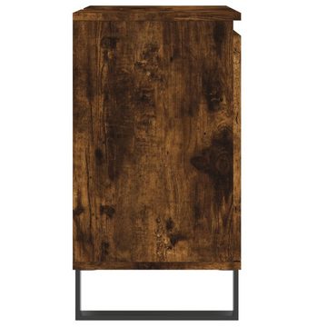 vidaXL Waschtisch Badschrank Räuchereiche 58x33x60 cm Holzwerkstoff