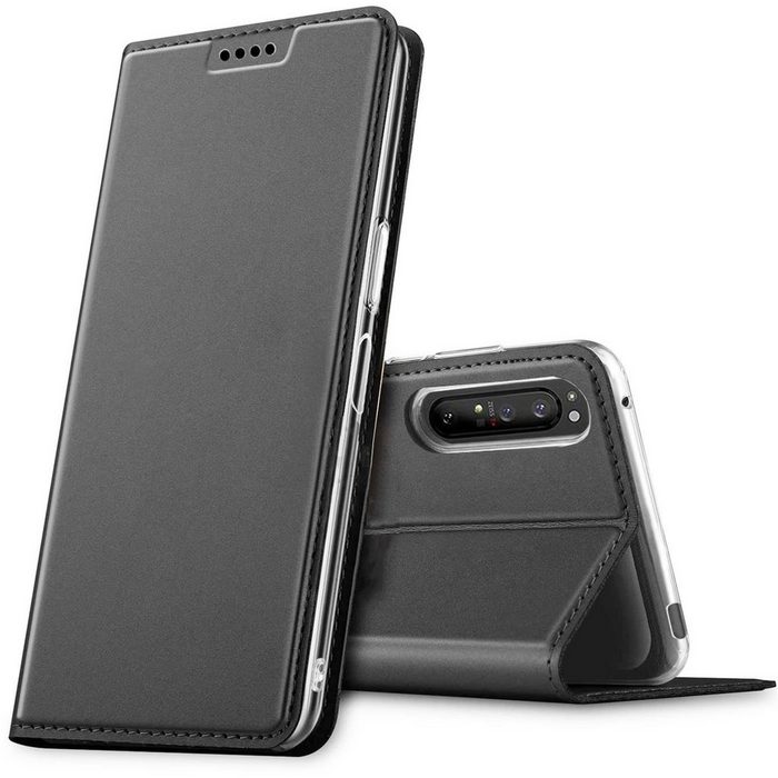 CoolGadget Handyhülle Magnet Case Handy Tasche für Sony Xperia 1 II 6 5 Zoll Hülle Klapphülle Ultra Slim Flip Cover für Sony 1 II Schutzhülle