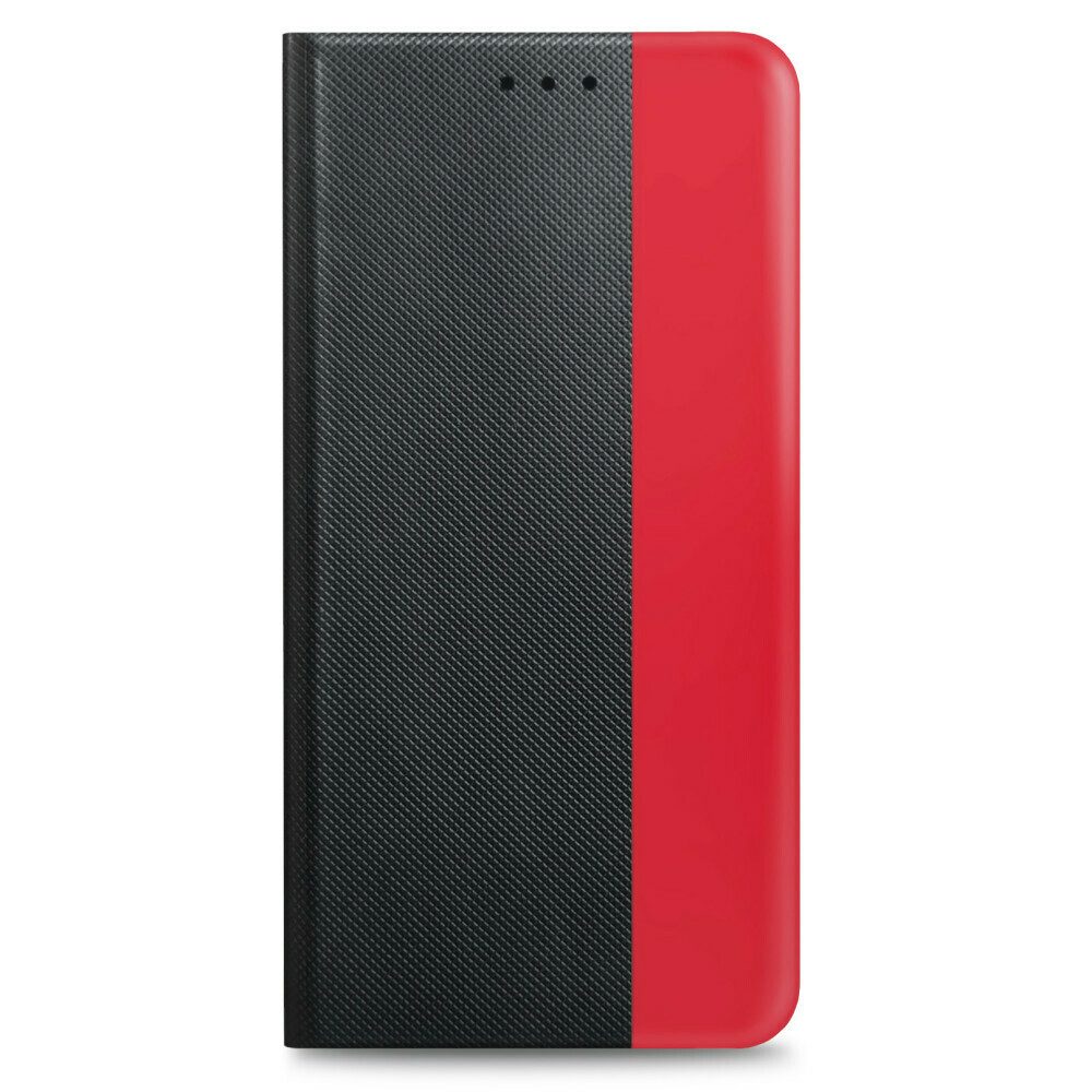 prio Handytasche prio Book Case Fashion für Samsung A53 5G schwarz-rot (Book Cover)