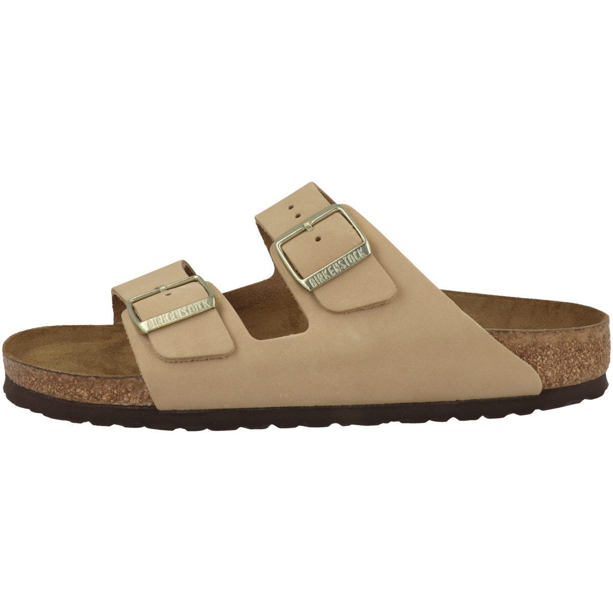 Birkenstock Arizona SFB Nubukleder Weichbettung schmal Damen Sandale Sandaletten, Sommerschuhe, Badeschuhe, Riemchen, Schlappen