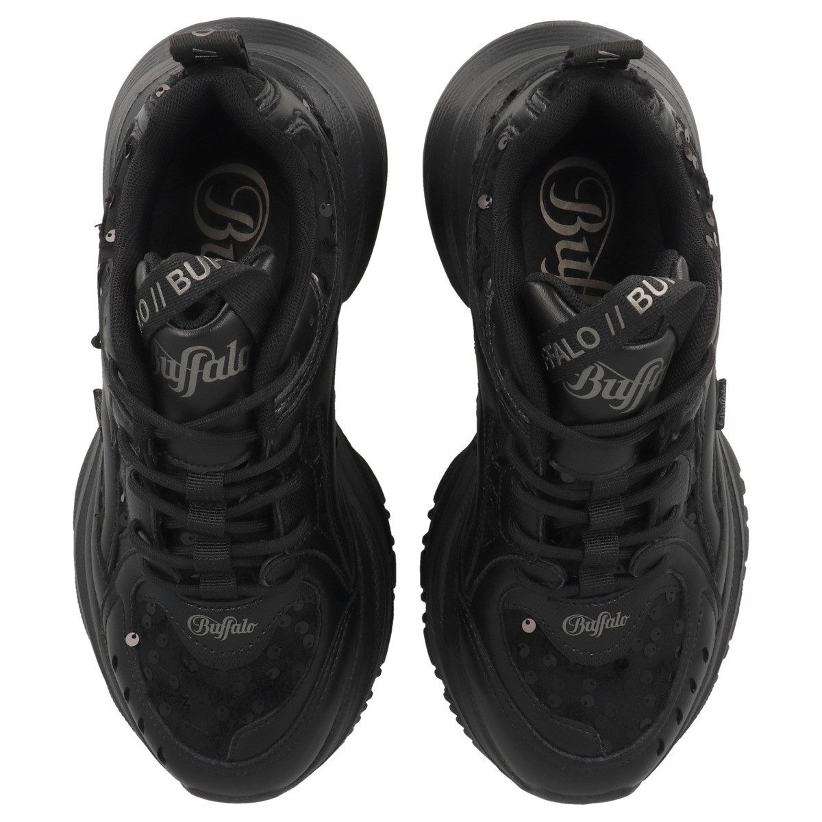 Buffalo Valencia Glam Damen Sneaker Turnschuhe, Sportschuhe, Freizeitschuhe, Halbschuhe, Schnürschuhe