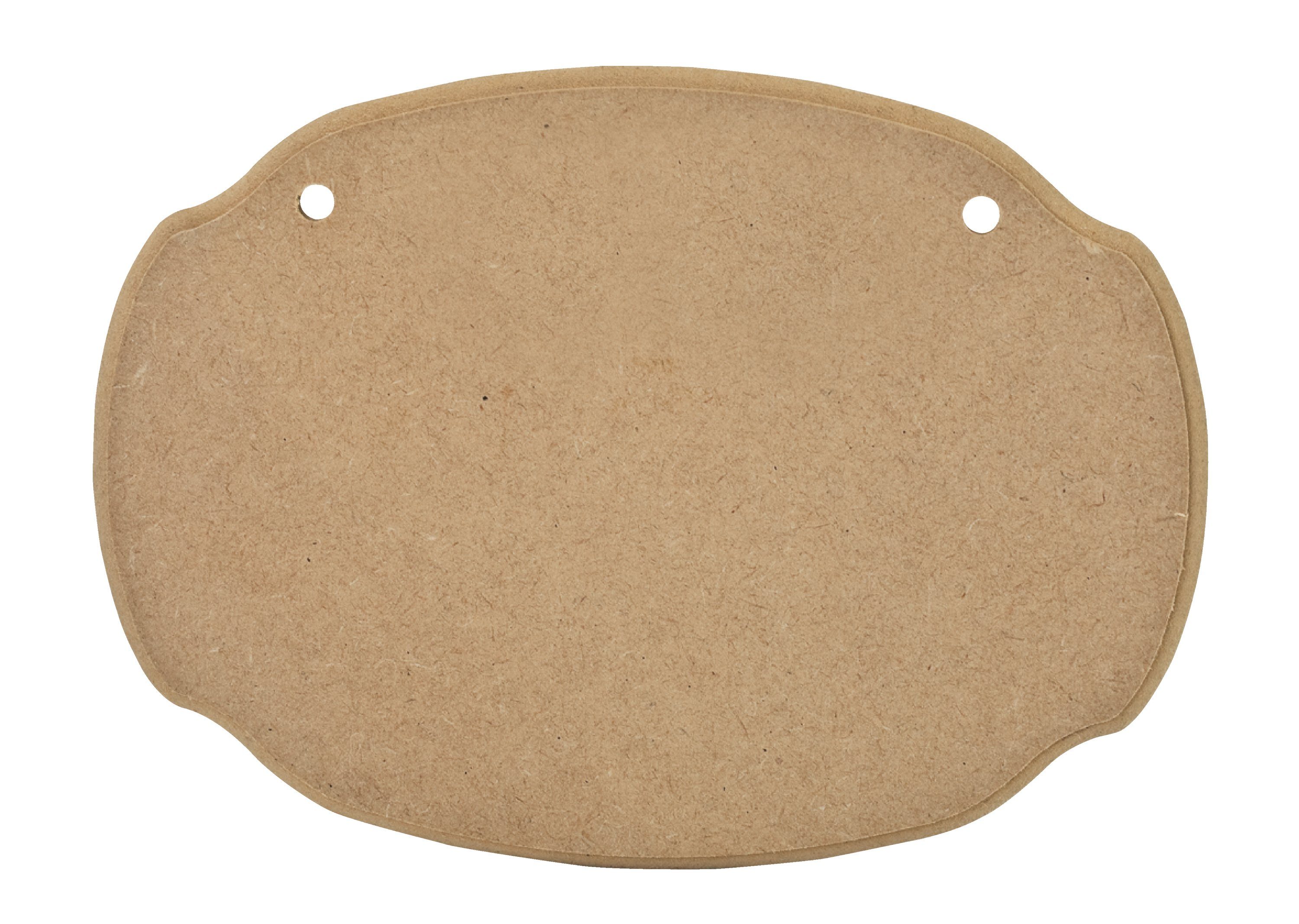 Pronty Crafts Wanddekoobjekt Deko-Schild Klassik, MDF-Holz