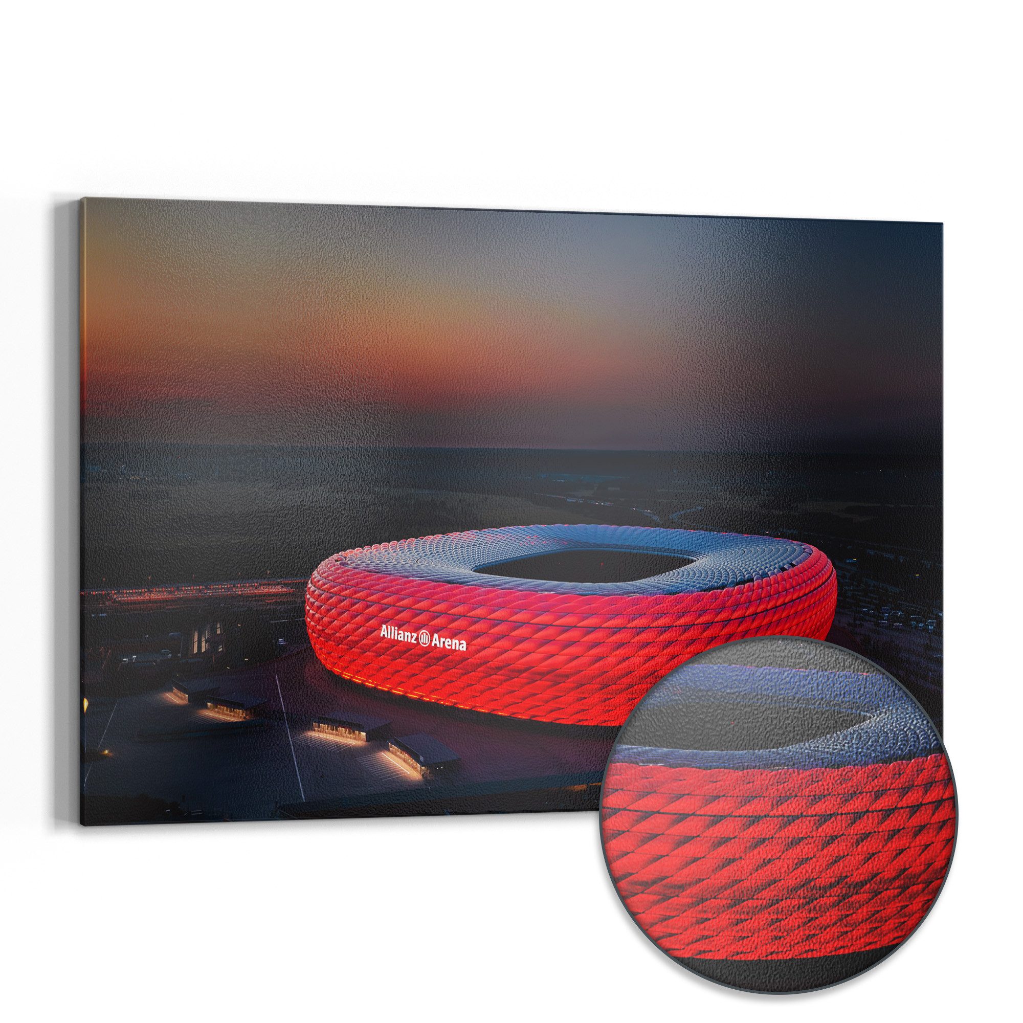 DEQORI Magnettafel 'Allianz Arena, München', Metall günstig online kaufen