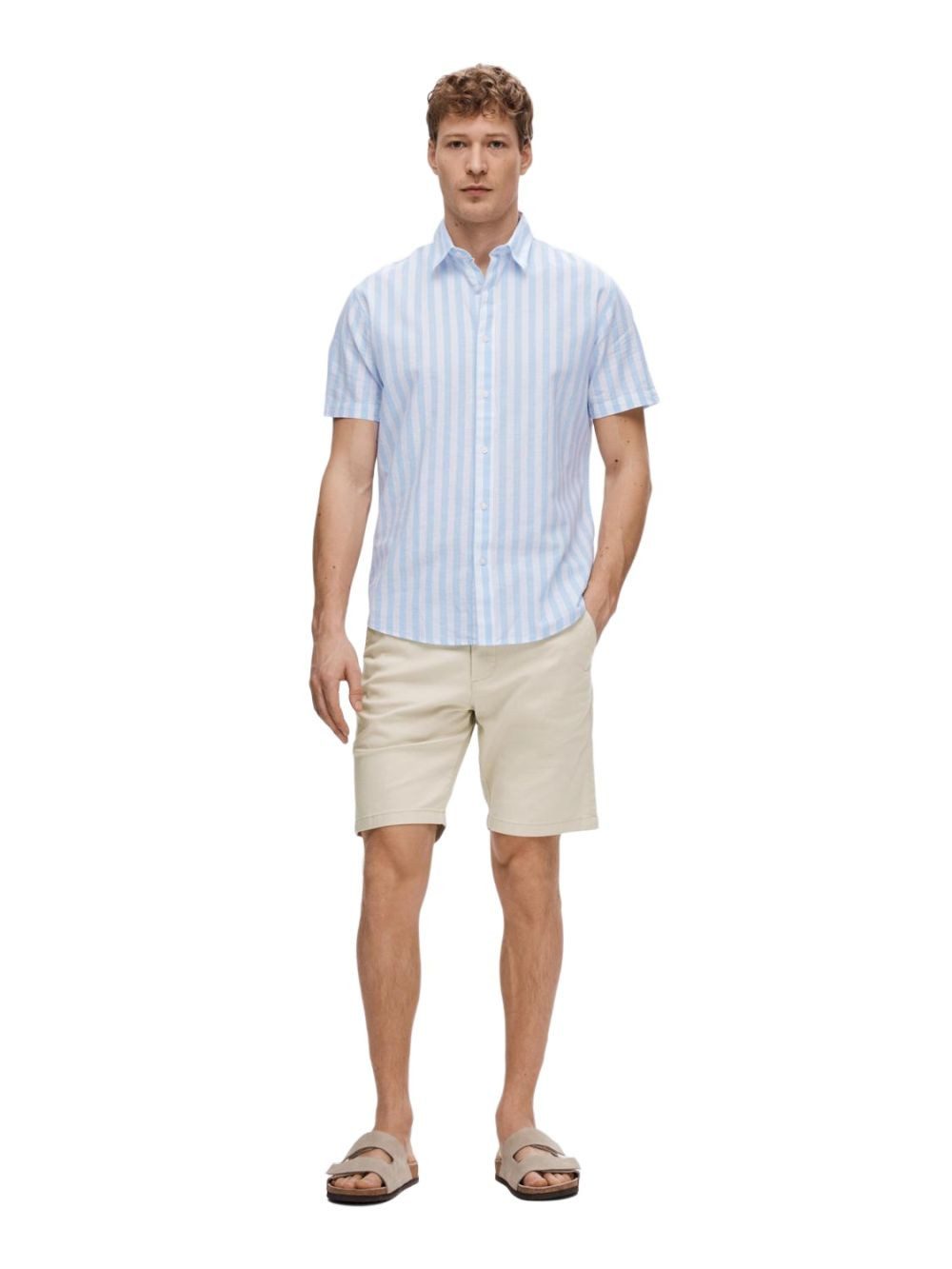 Selected Herren Chino Shorts SLHSLIM-MILES FLEX Mid Waist - Slim Fit günstig online kaufen