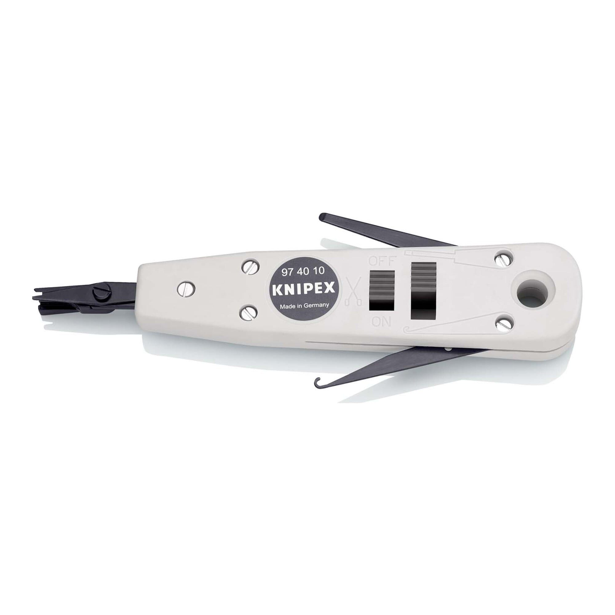 Knipex Crimpzange KNIPEX 97 40 10 Anlegewerkzeug für LSA-Plus und baugleich 175 mm