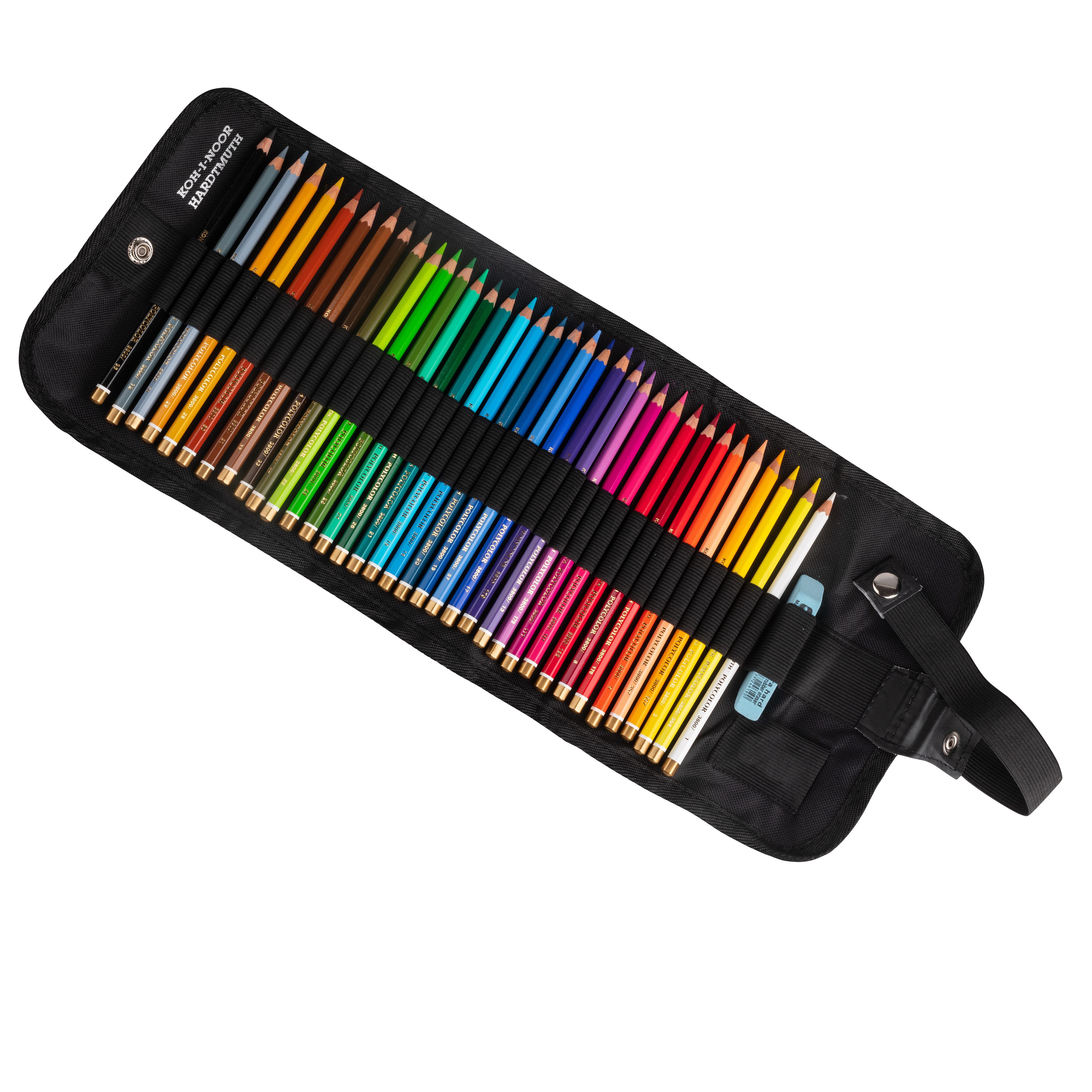 KOH-I-NOOR Buntstift KOH Stiftetasche Polycolor 36 Stifte Rad+Spitzer