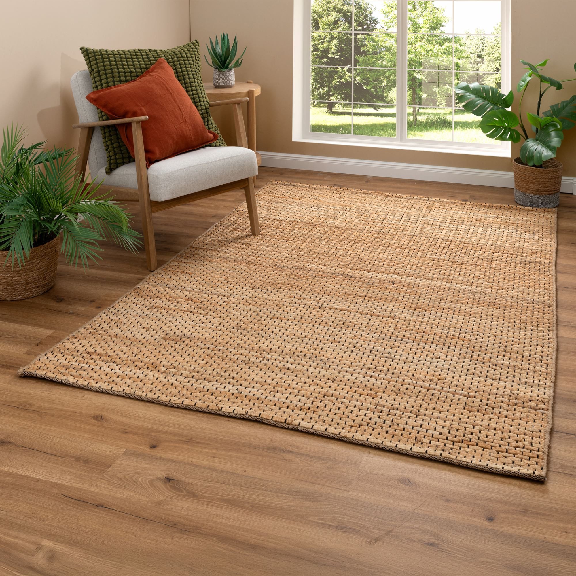 Steffensmeier Teppich Goa Canvas, Rechteckig, Jute günstig online kaufen