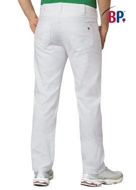 bp 5-Pocket-Jeans Herrenjeans mit Stretch, weiß Industriewäsche geeignet