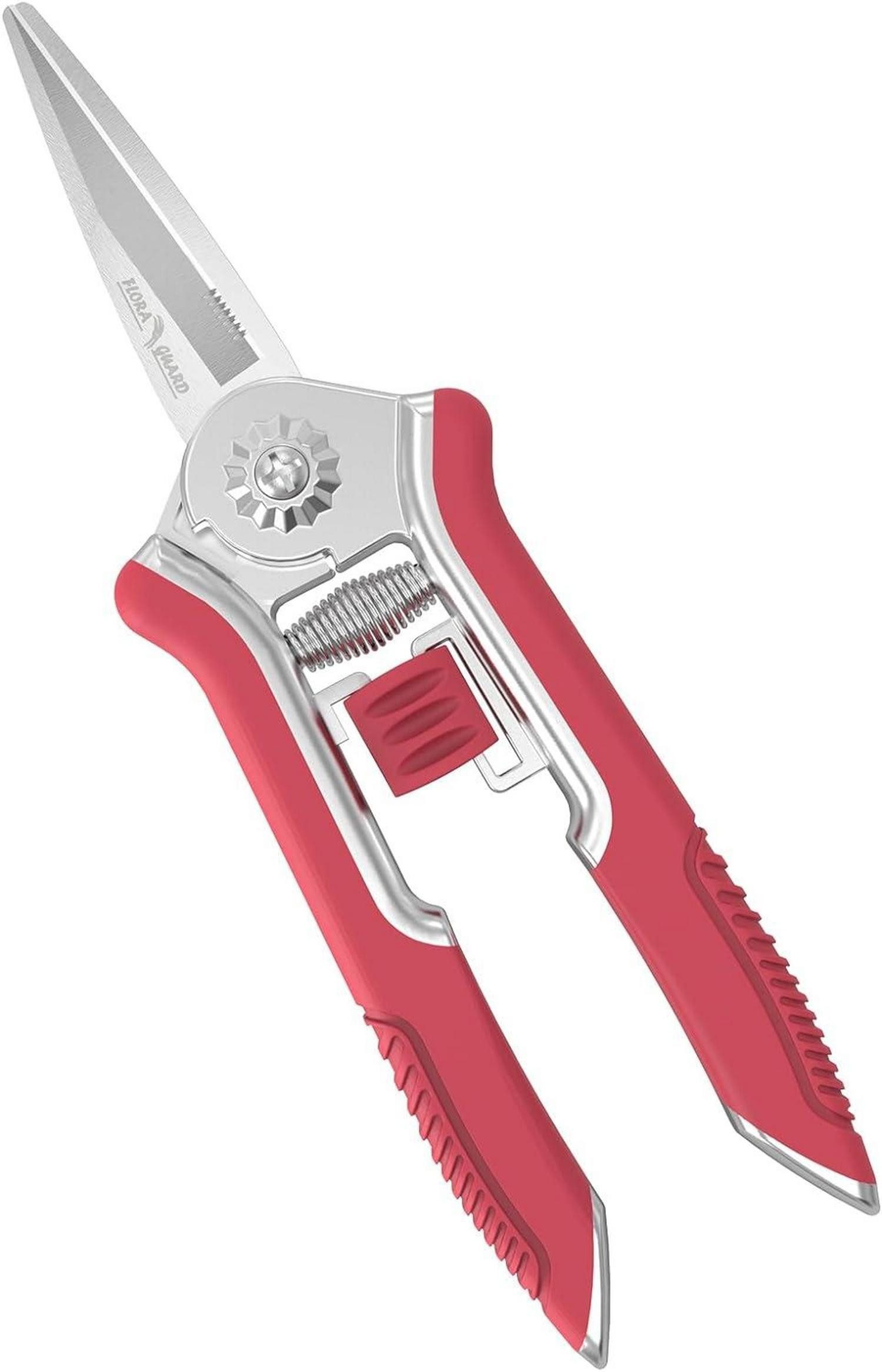 LuxusKollektion Gartenpflege-Set Professionelle Gartenschere 16,5 cm mit Micro-Tip Klinge aus Edelstahl