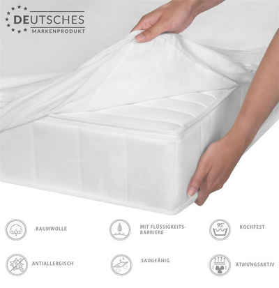 Matratzenauflage Baby Matratzenshoner AQUASTOP Wasserdicht SEI Design, Spannbettlaken - made in Germany